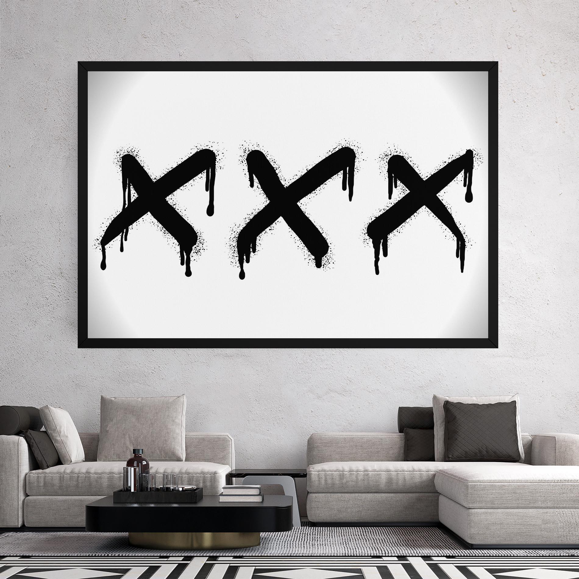 Tablou Canvas Grafiti X Spray mockup 2