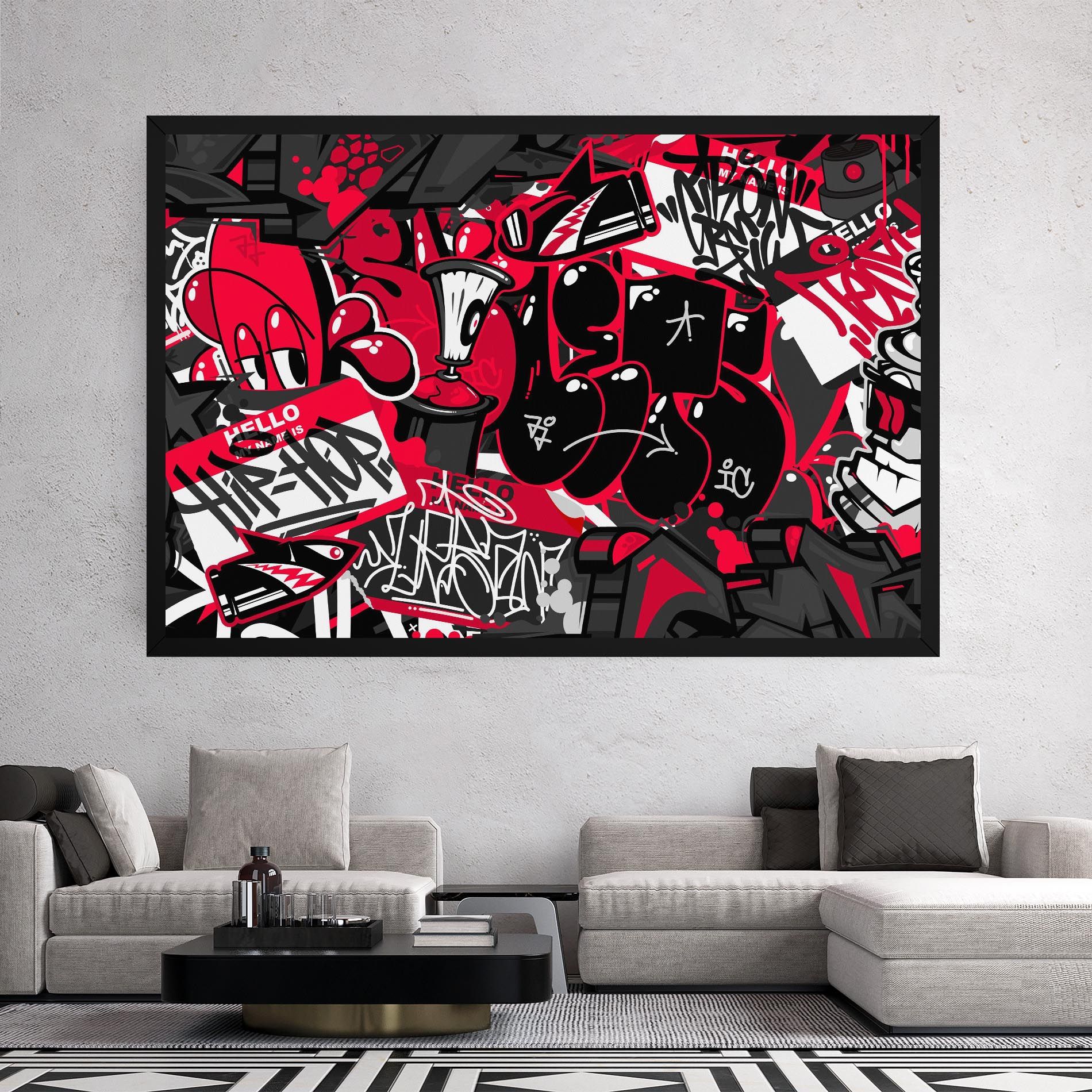 Hip Hop Graffiti mockup 2