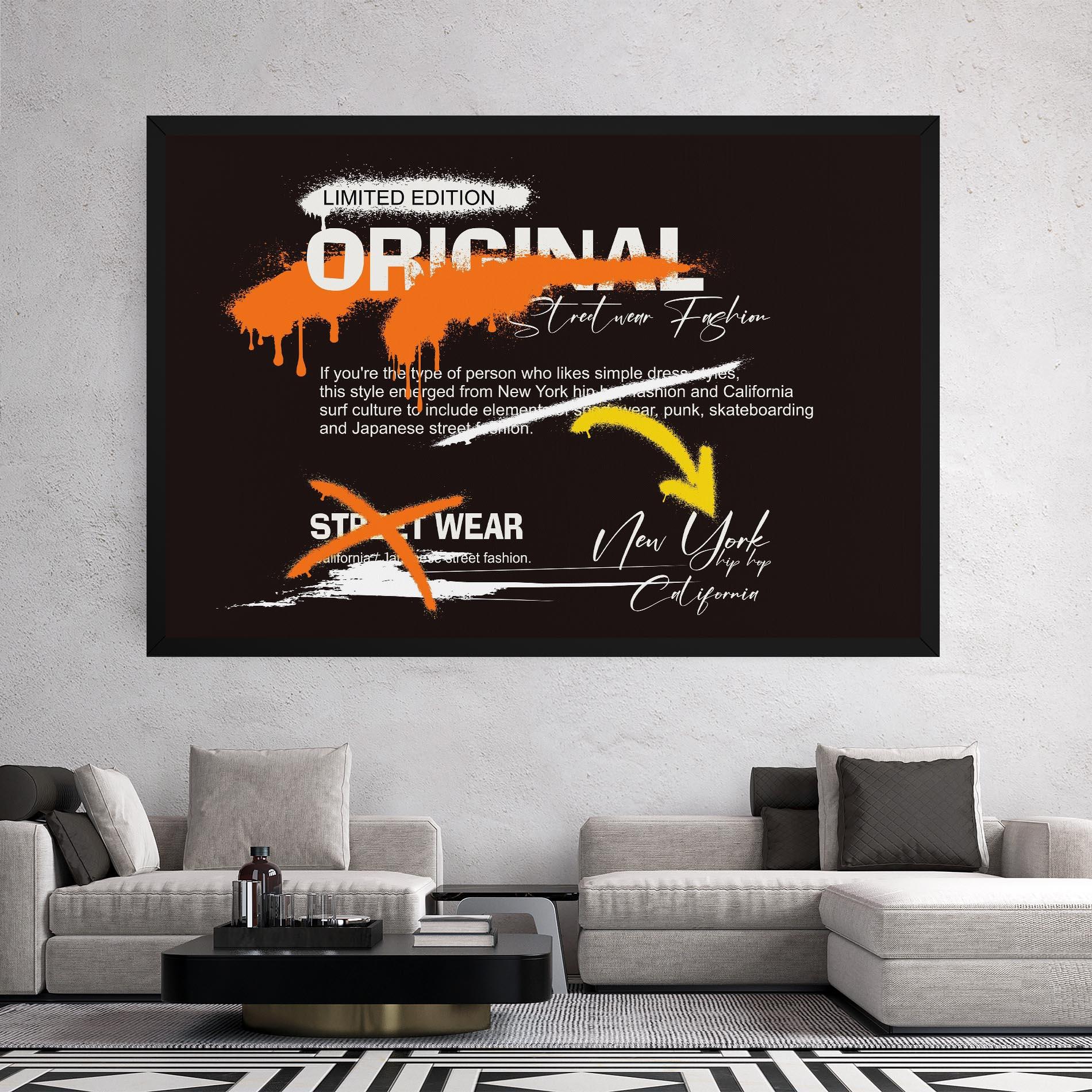 Tablou Canvas Original Style Graffiti mockup 2