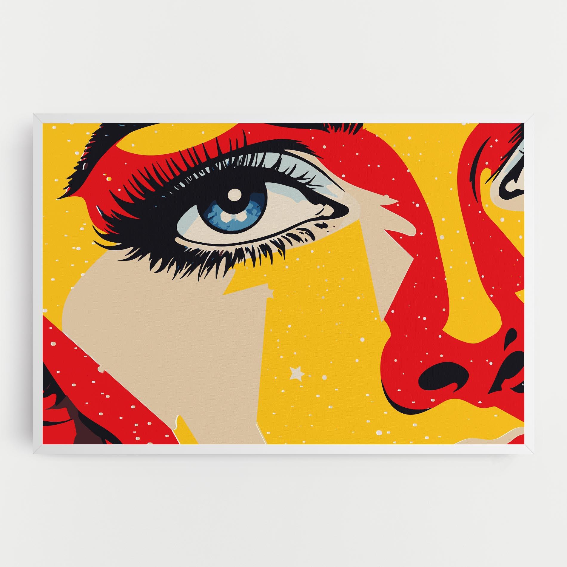 Tablou Canvas Blue Pop Eye mockup 0