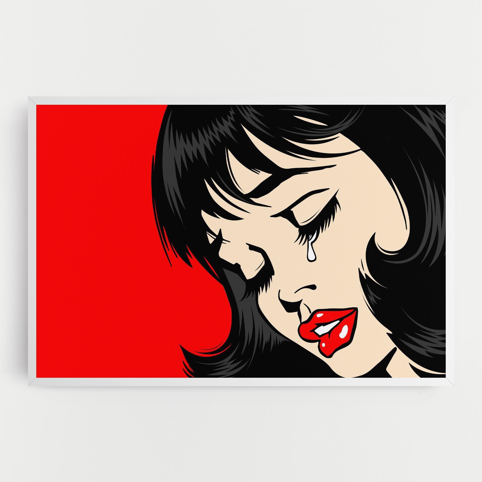 Tablou Canvas Pop Crying mockup 0