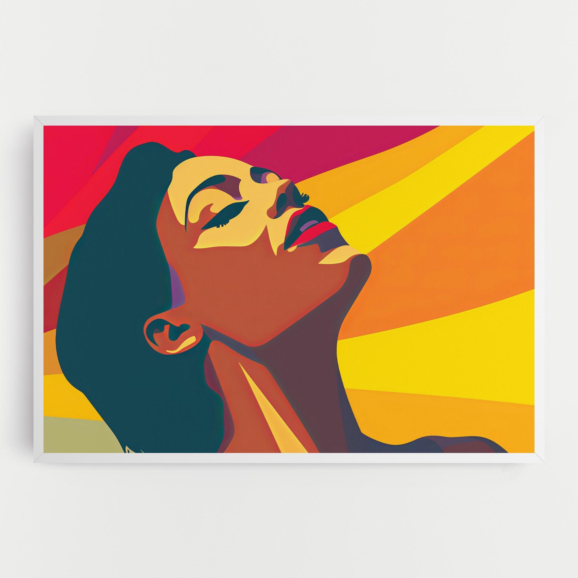 Tablou Canvas Pop Female Color mockup 0