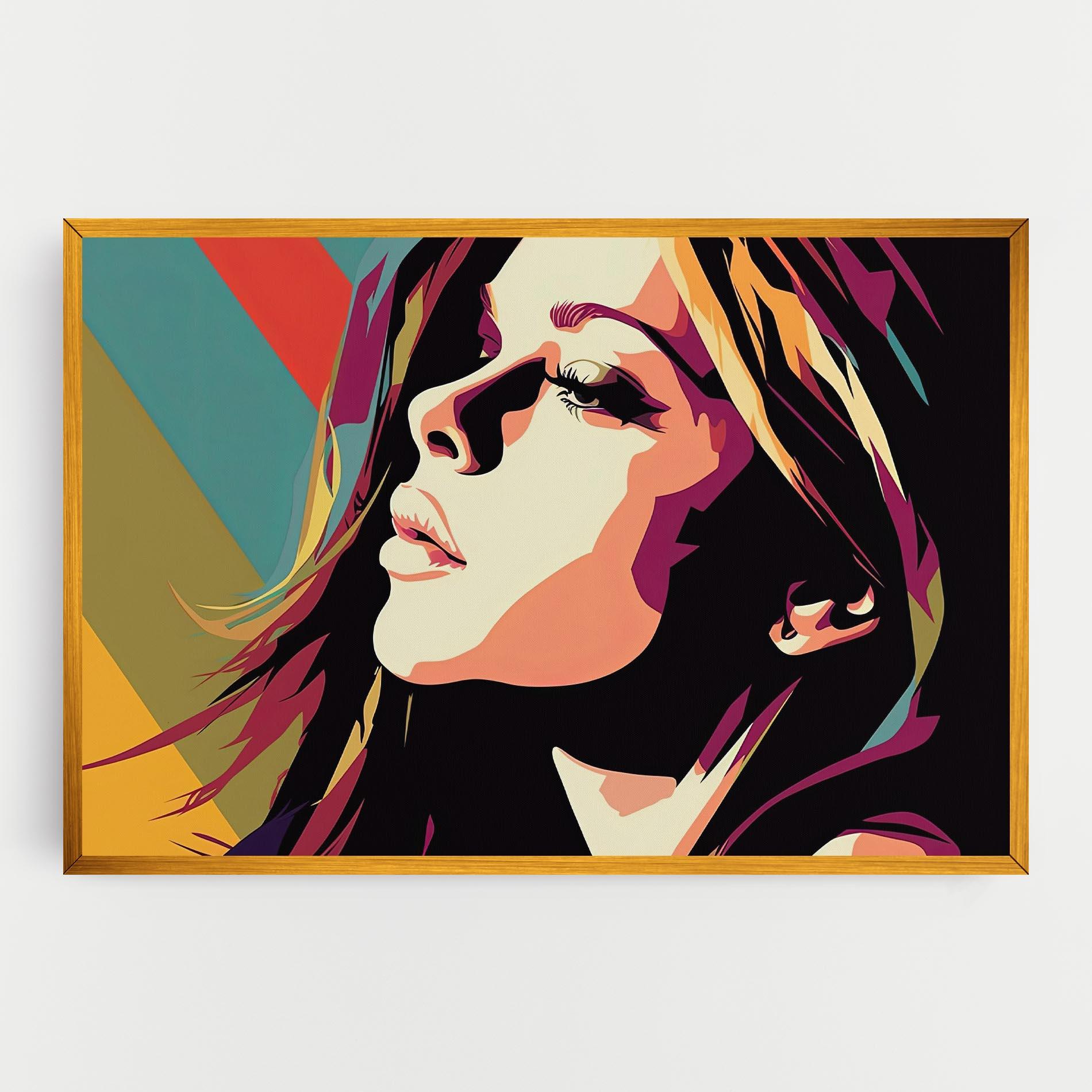 Tablou Canvas Cream Pop Art mockup 0