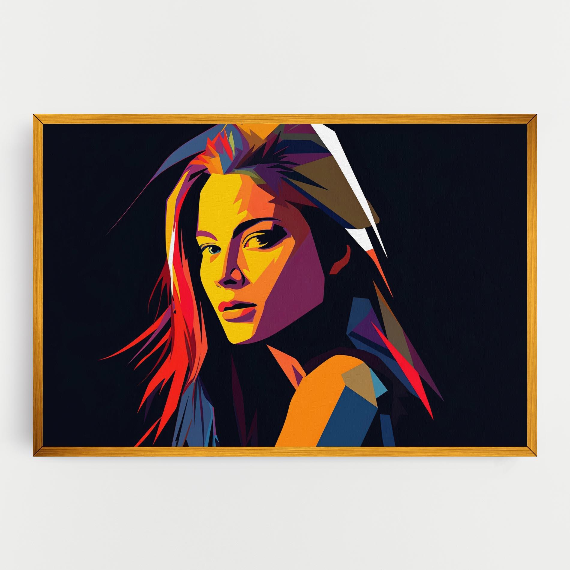 Tablou Canvas Orange Pop Light mockup 0