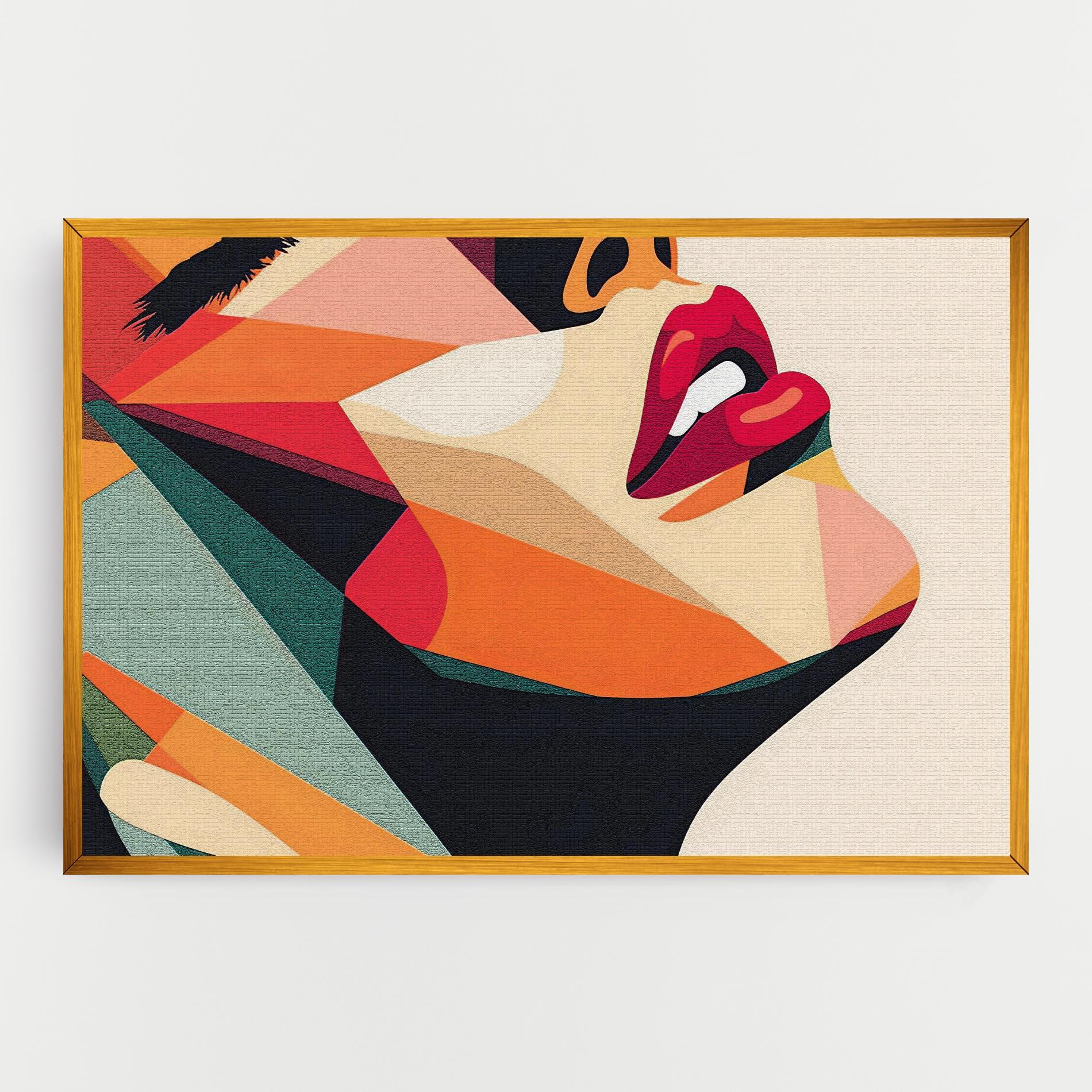 Tablou Canvas Pop Art Lips mockup 0