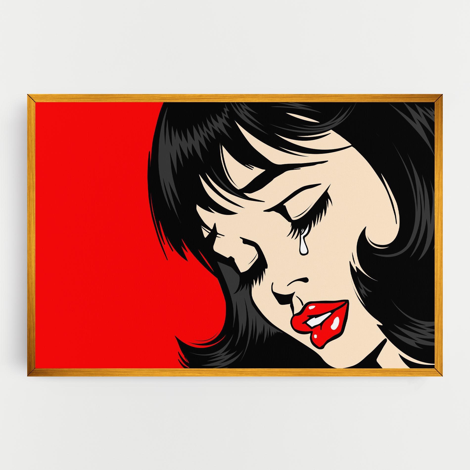 Tablou Canvas Pop Crying mockup 0