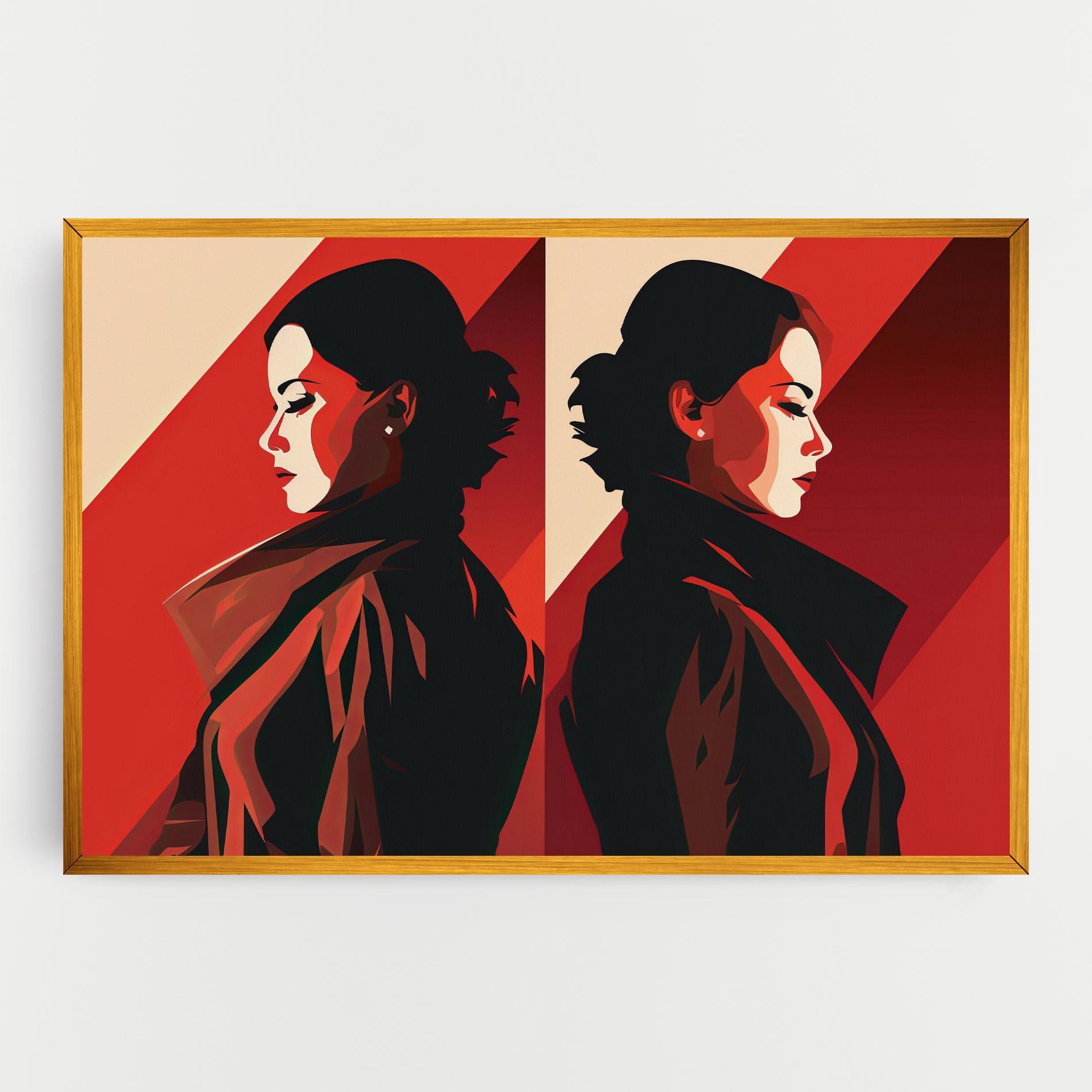 Tablou Canvas Pop Outfit Lady mockup 0