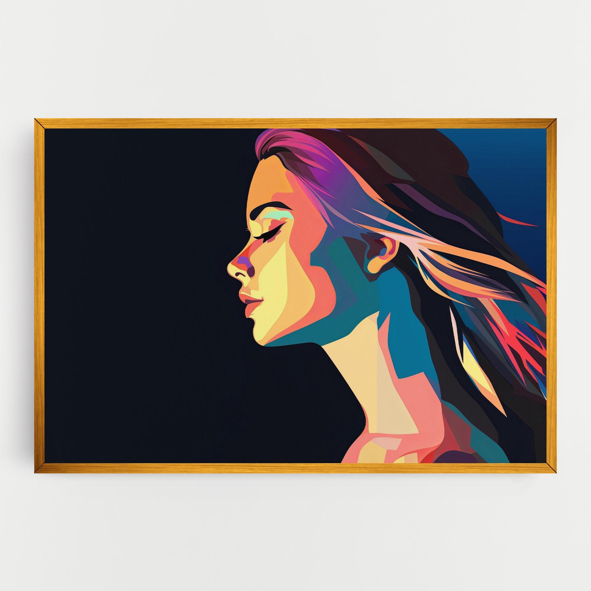 Tablou Canvas Worm Pop Light mockup 0