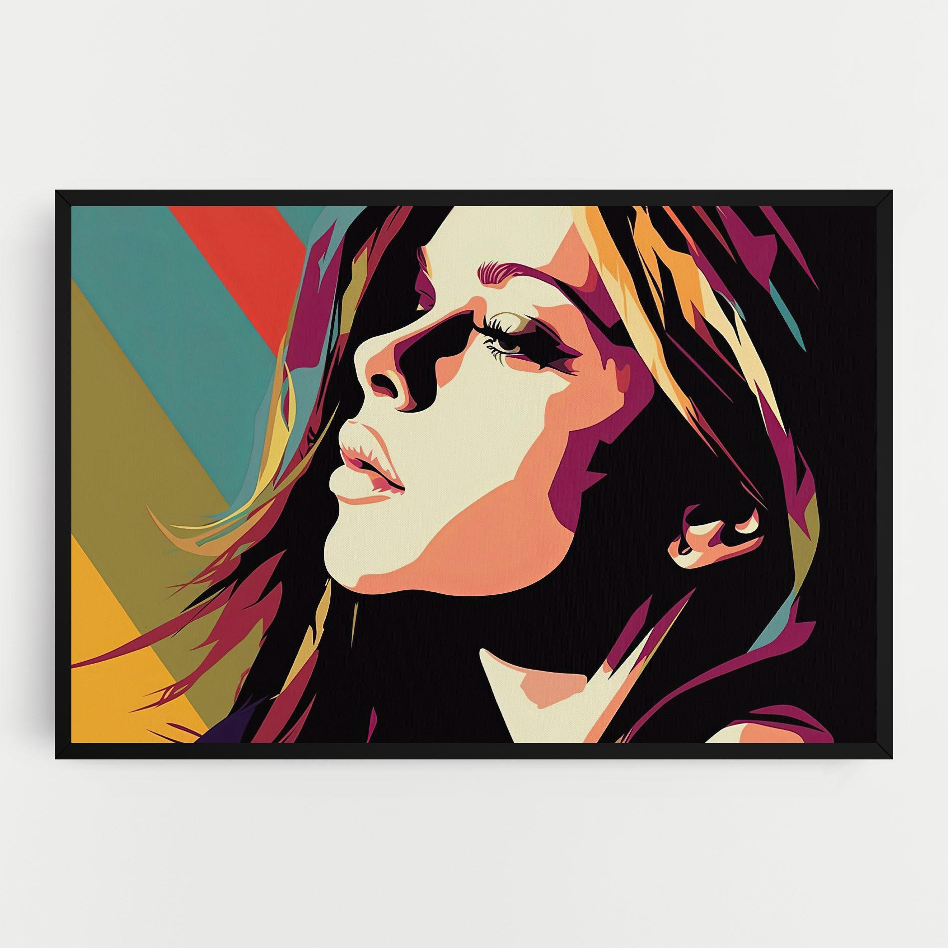 Tablou Canvas Cream Pop Art mockup 0