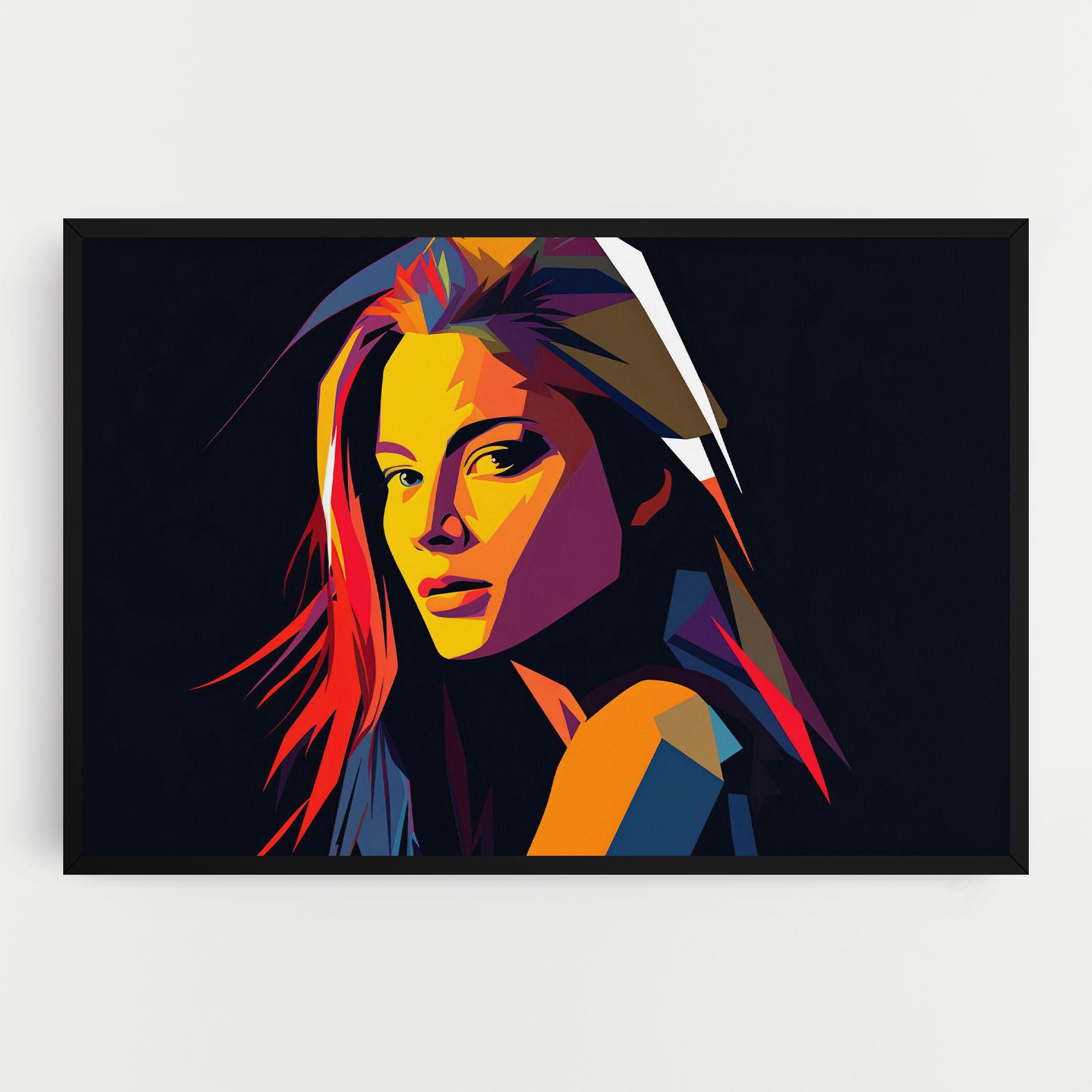 Tablou Canvas Orange Pop Light mockup 0