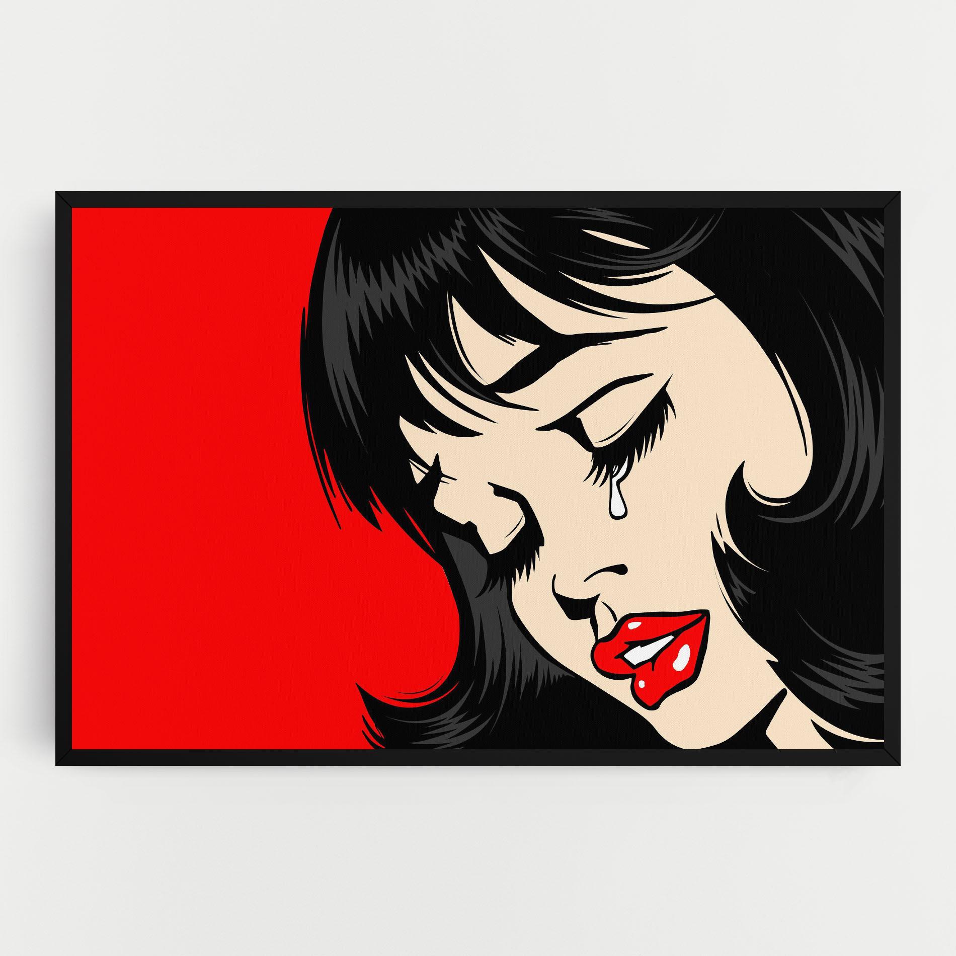 Tablou Canvas Pop Crying mockup 0