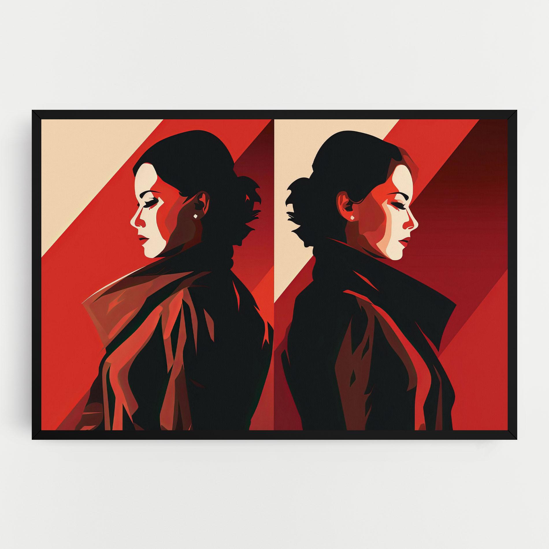 Tablou Canvas Pop Outfit Lady mockup 0