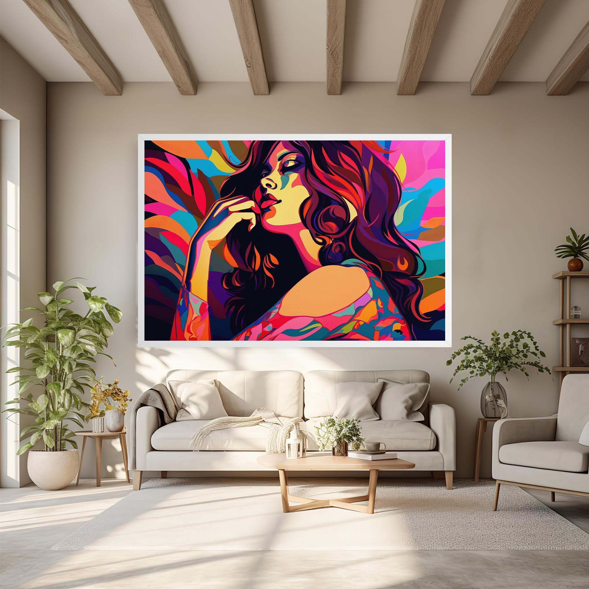 Tablou Canvas Pop Color Mix mockup 6