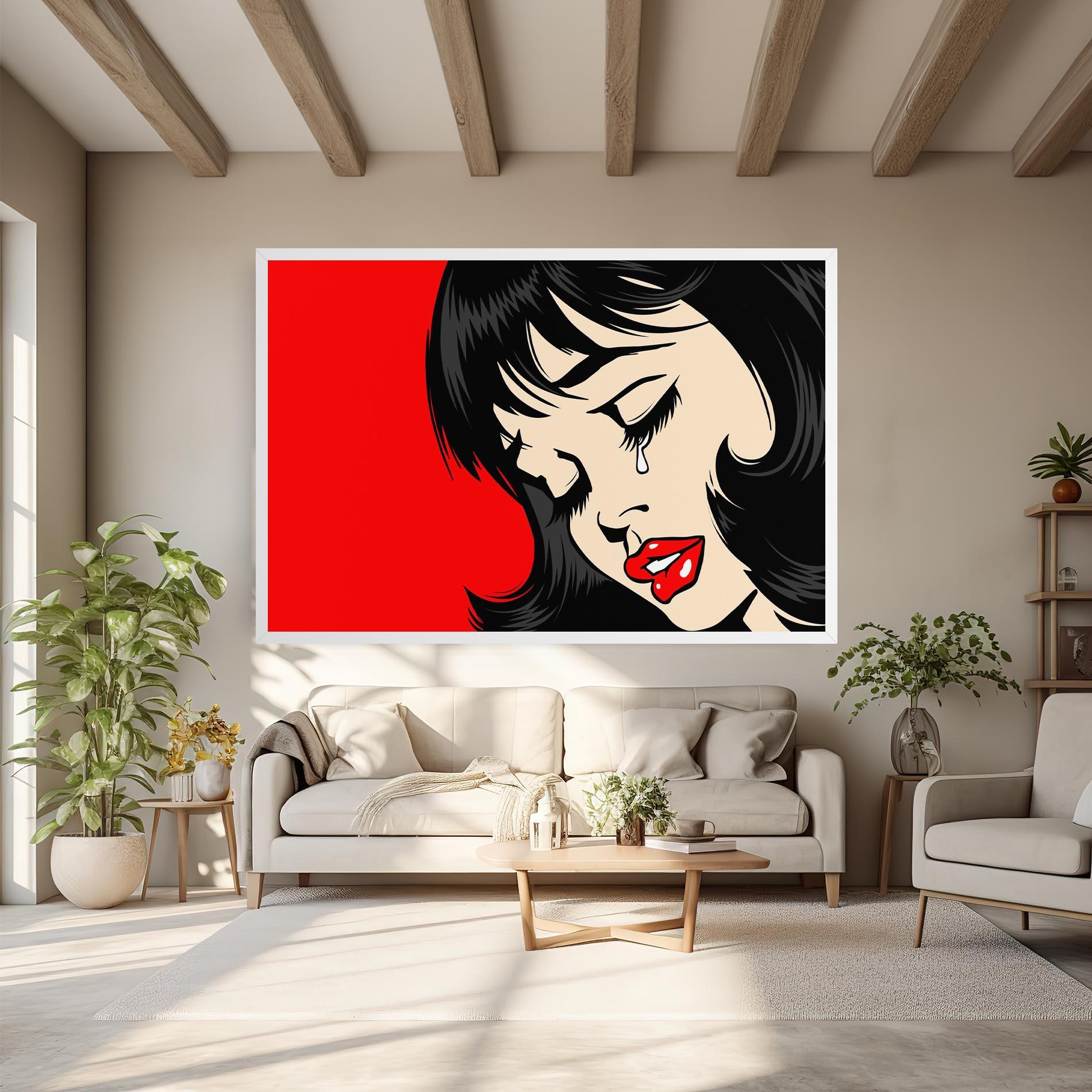 Tablou Canvas Pop Crying mockup 6