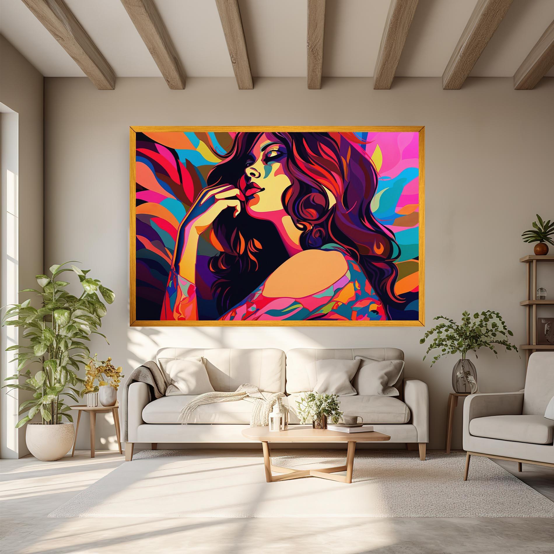 Tablou Canvas Pop Color Mix mockup 6