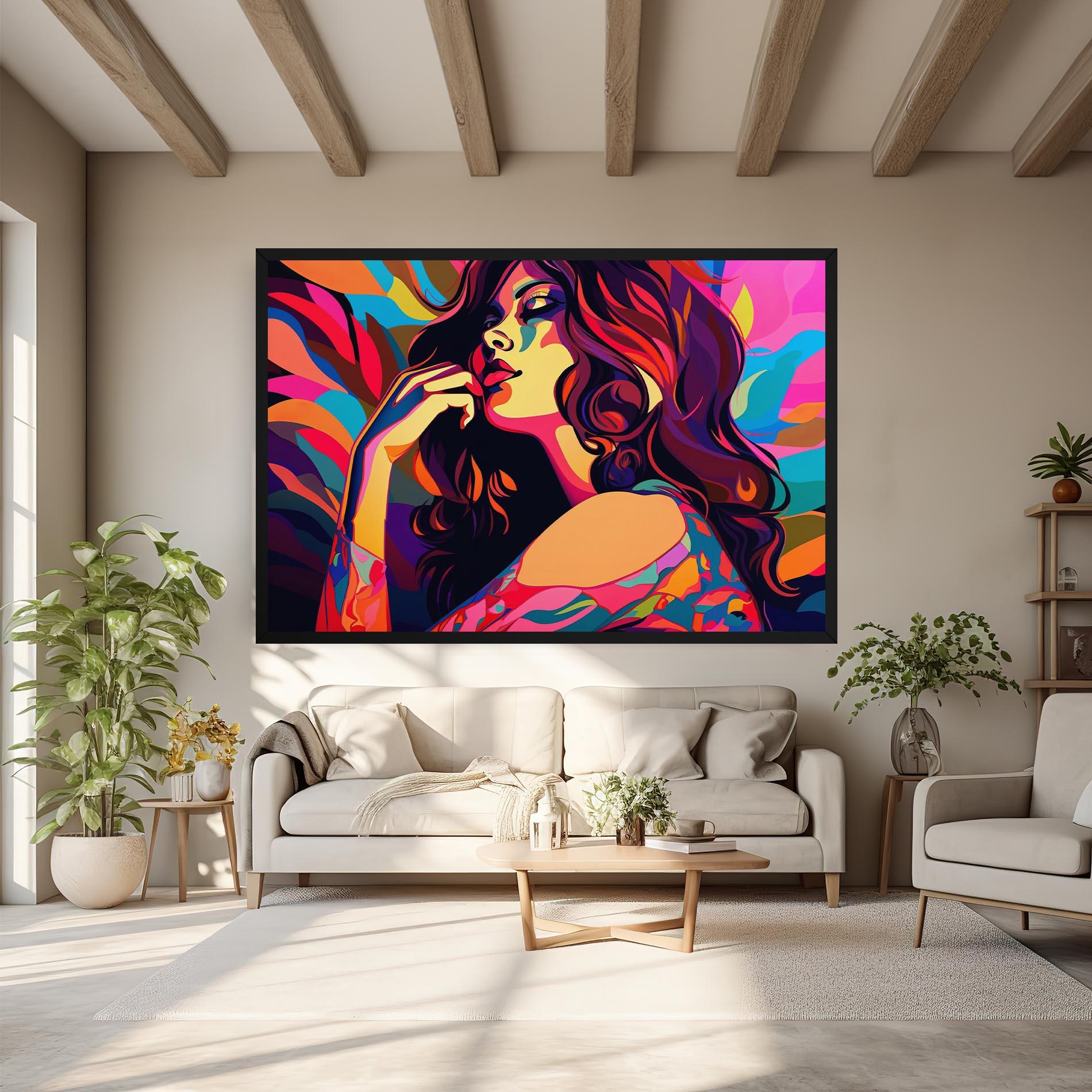 Tablou Canvas Pop Color Mix mockup 6