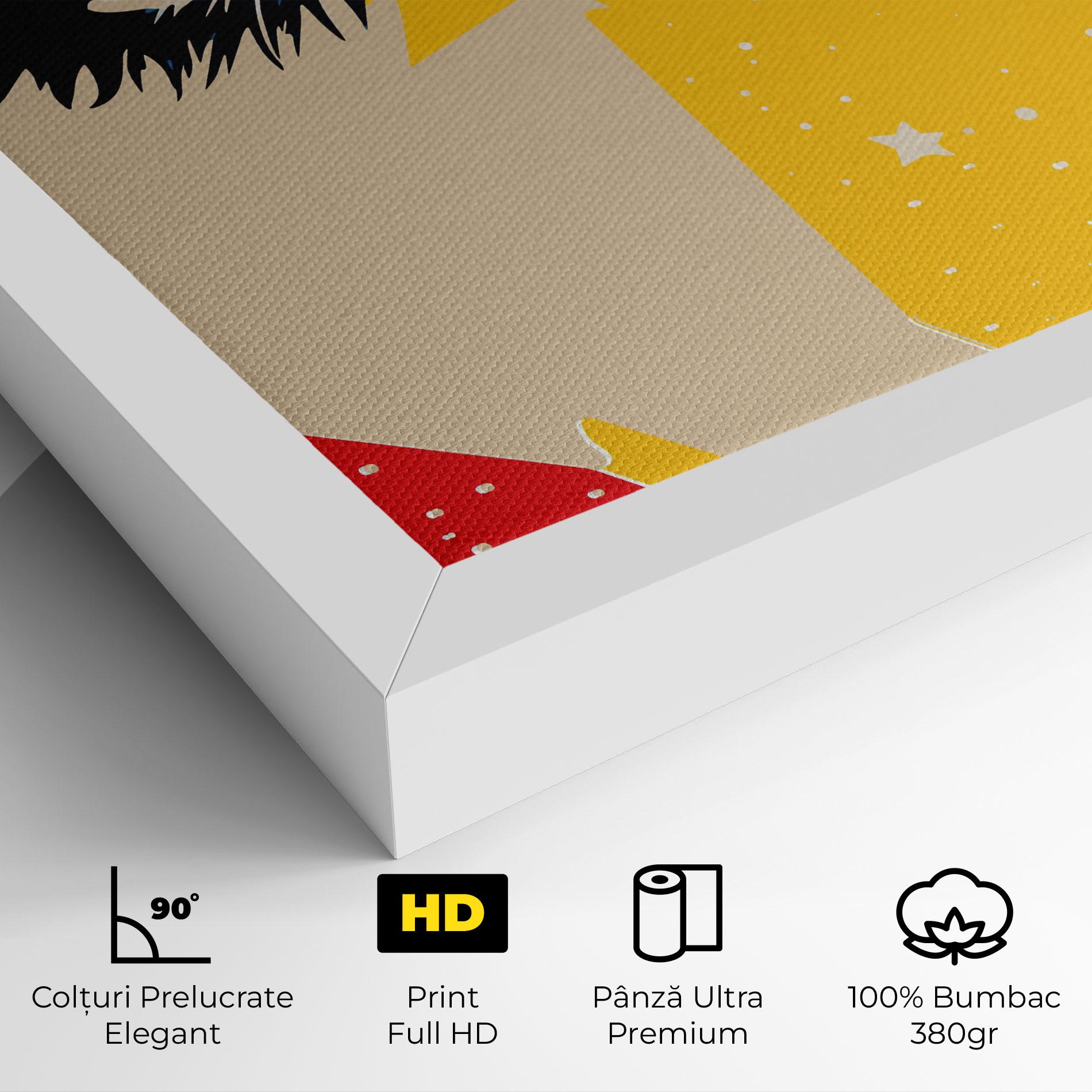 Tablou Canvas Blue Pop Eye mockup 4