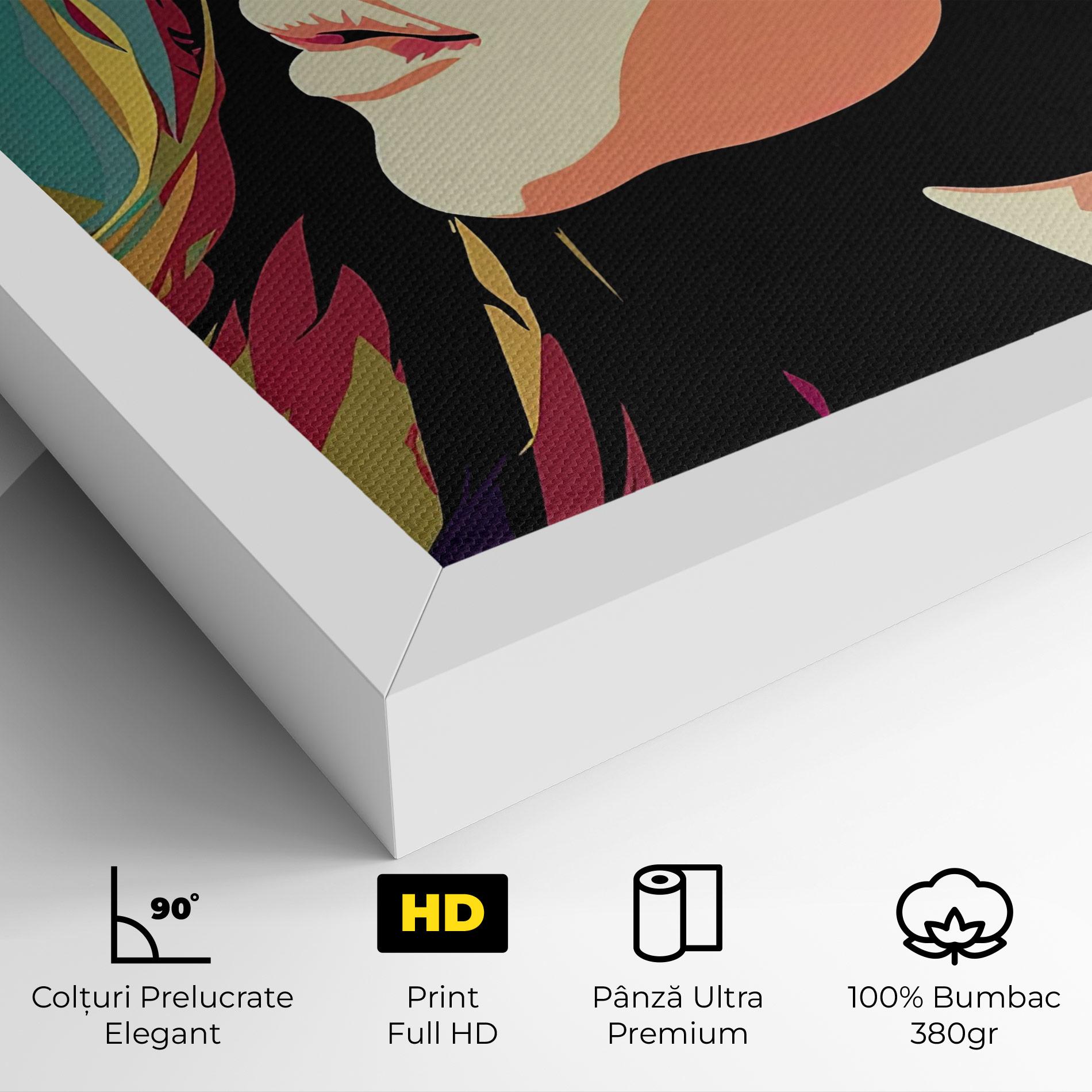 Tablou Canvas Cream Pop Art mockup 4
