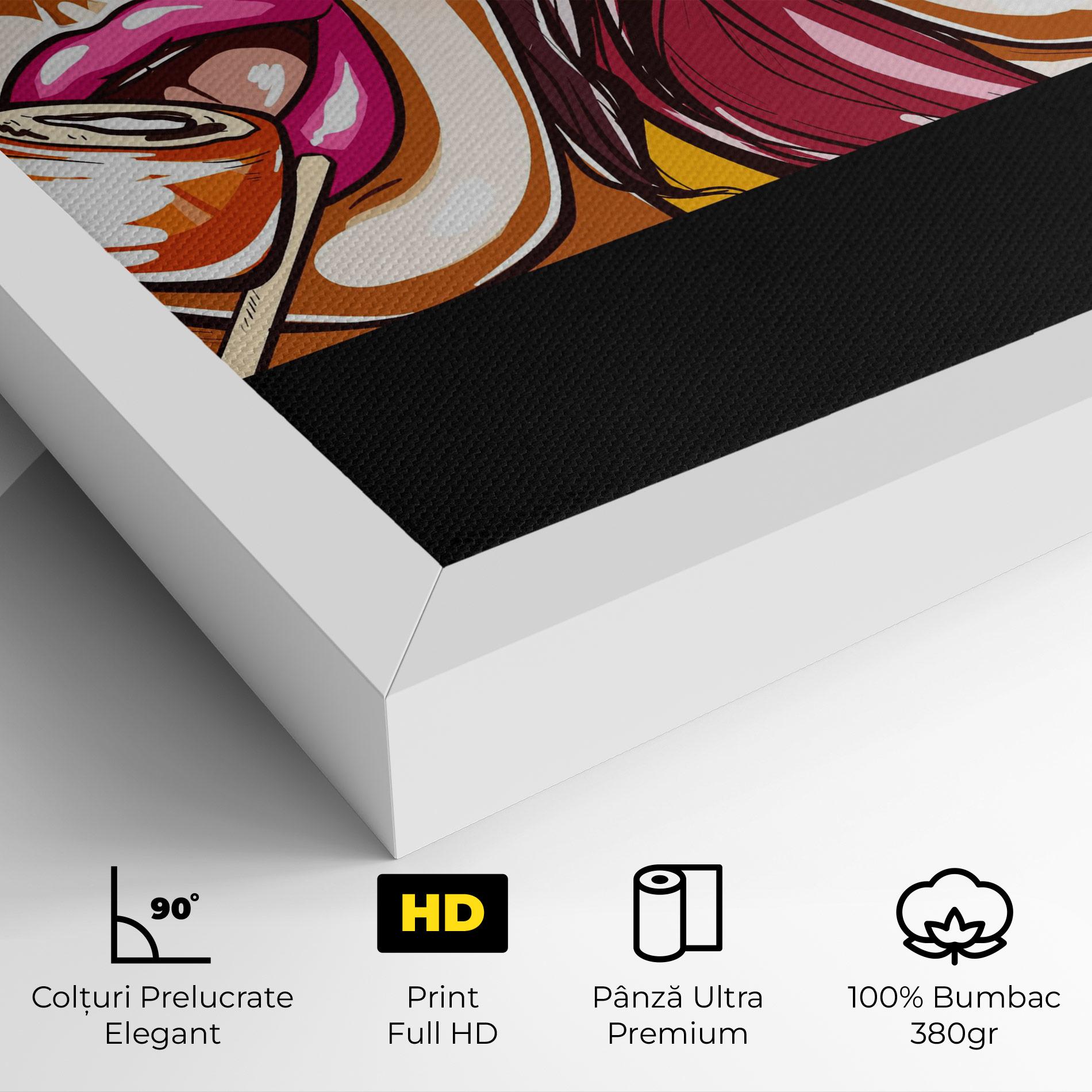 Tablou Canvas Pop Art Sushi mockup 4