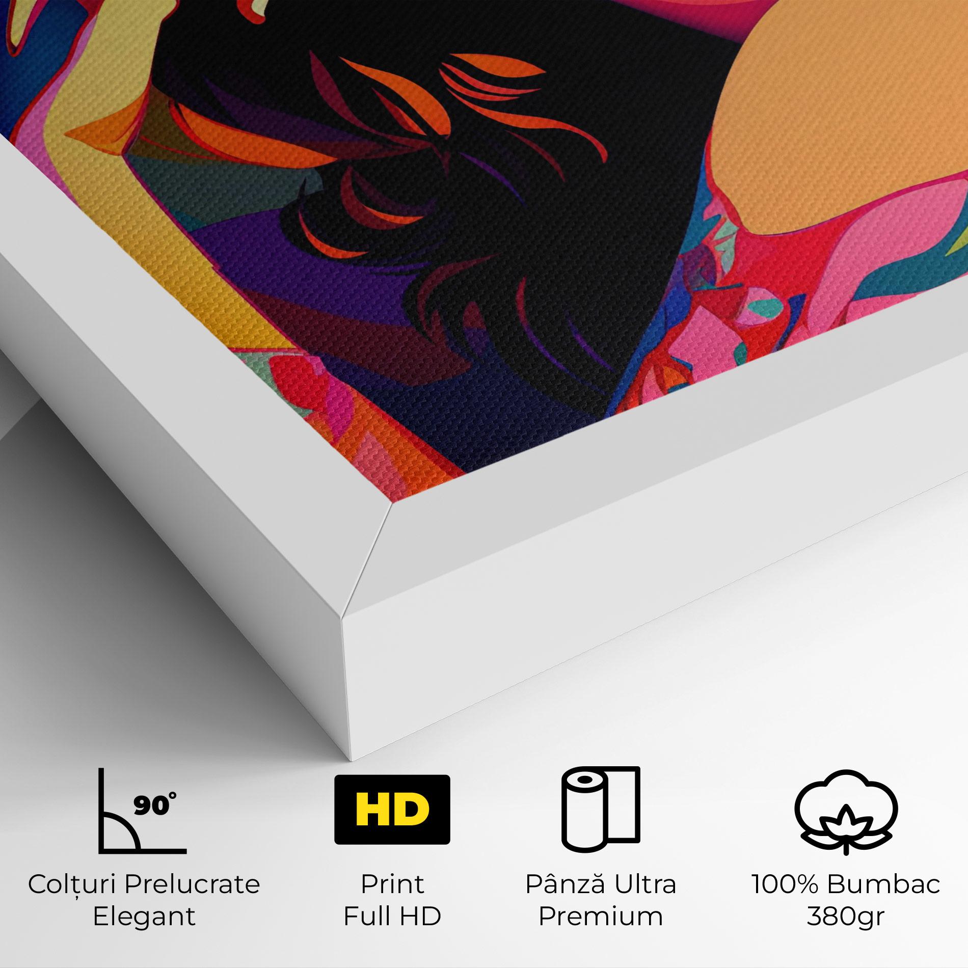 Tablou Canvas Pop Color Mix mockup 4