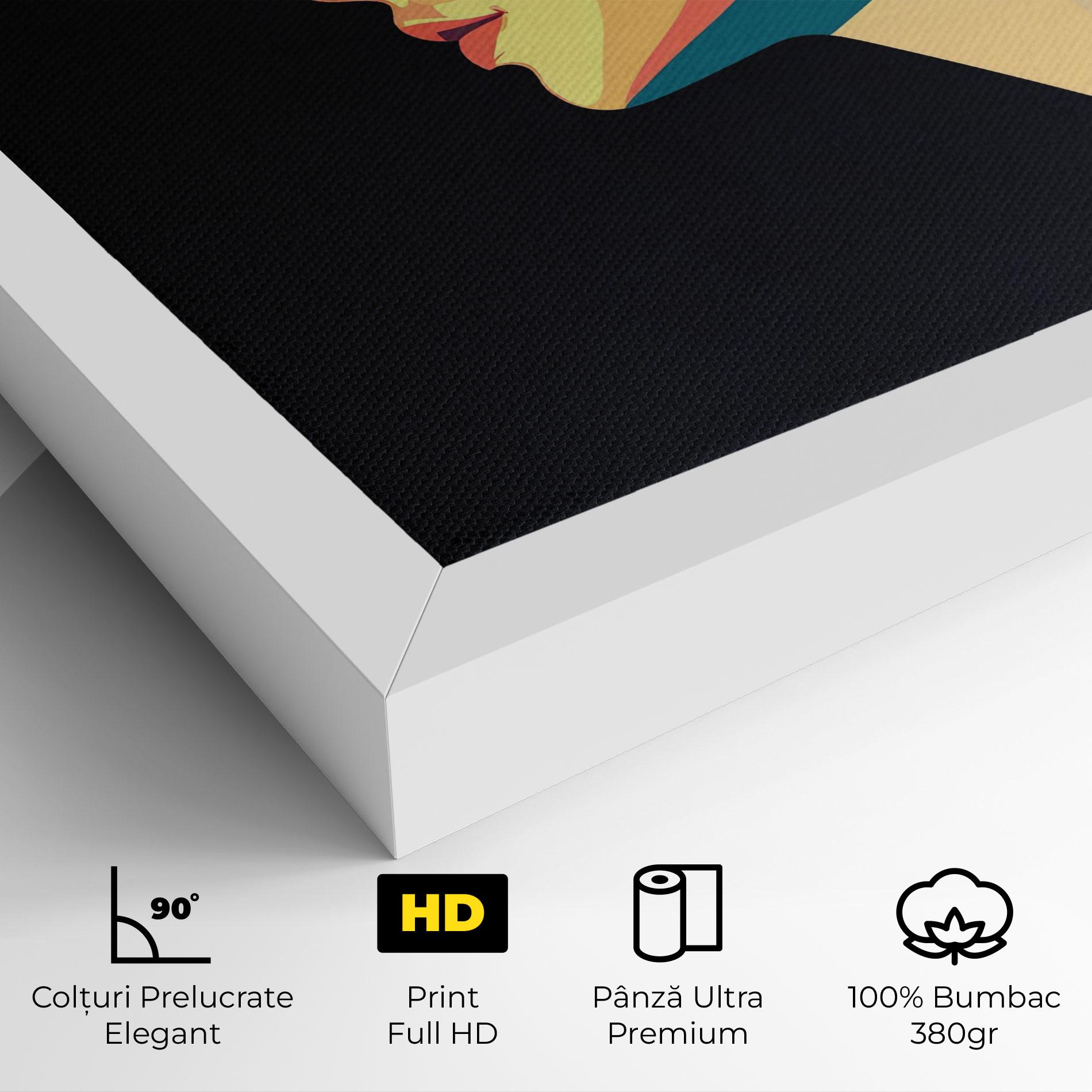 Tablou Canvas Worm Pop Light mockup 4