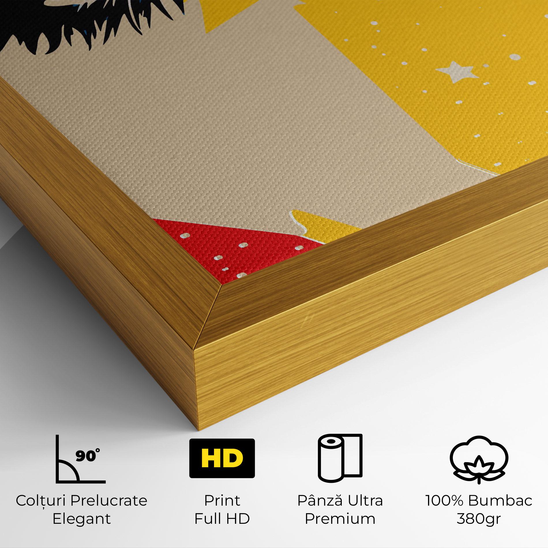 Tablou Canvas Blue Pop Eye mockup 4