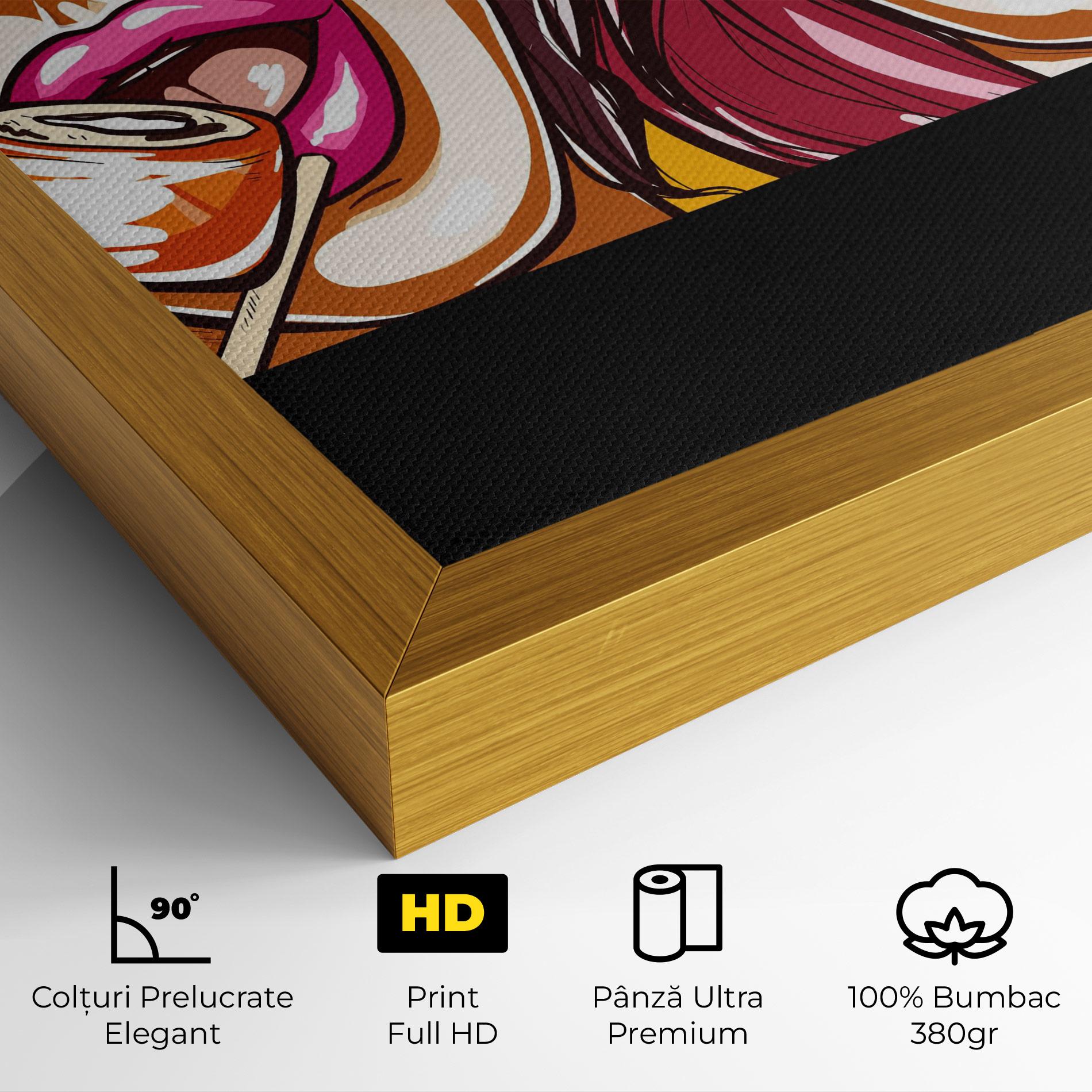 Tablou Canvas Pop Art Sushi mockup 4