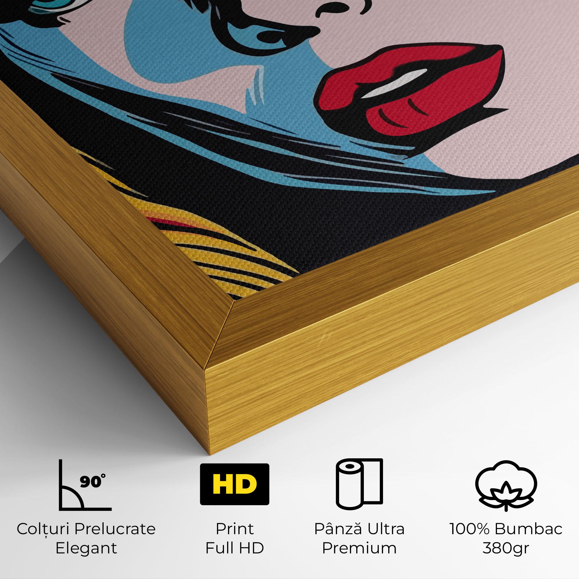 Tablou Canvas Pop Woman Art mockup 4