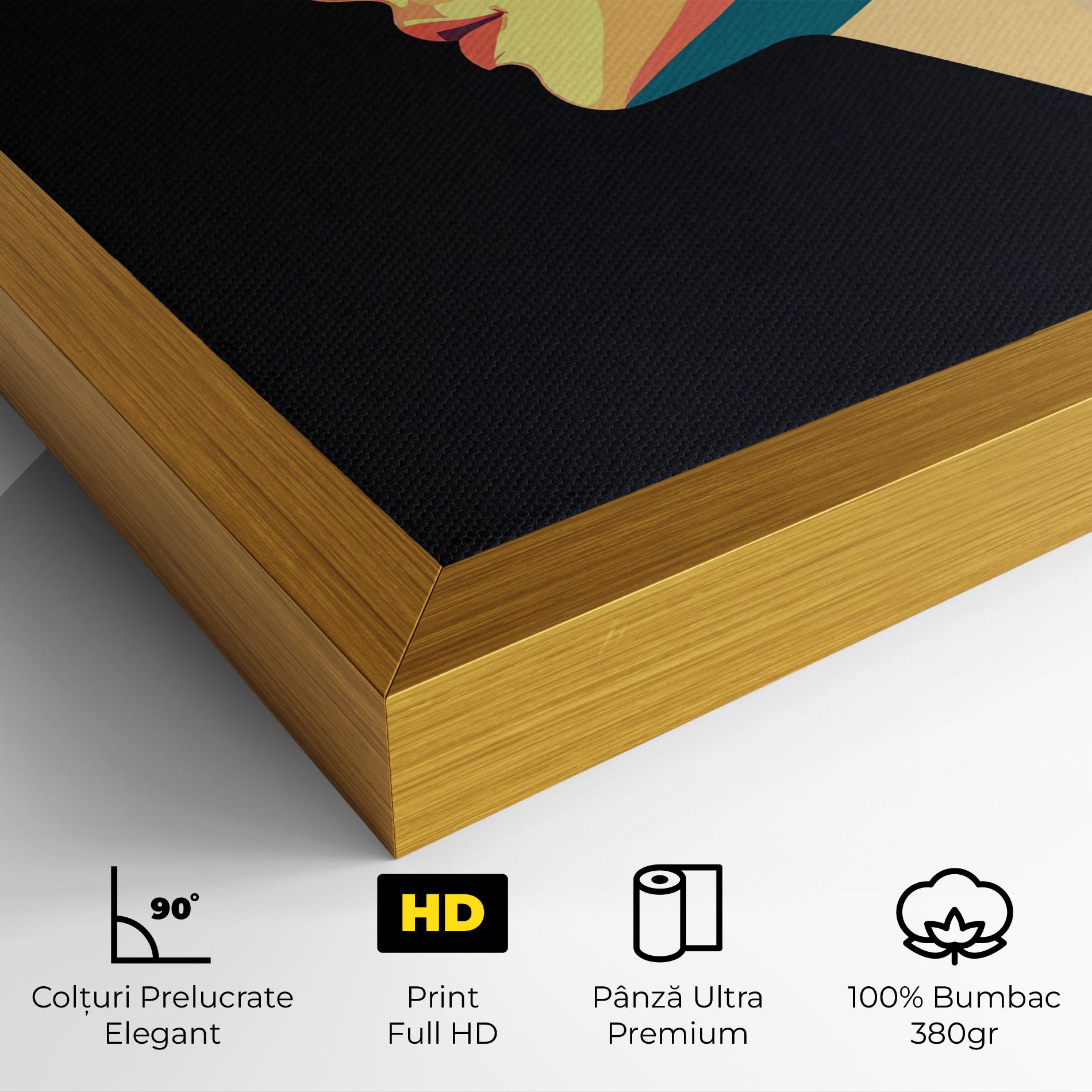 Tablou Canvas Worm Pop Light mockup 4