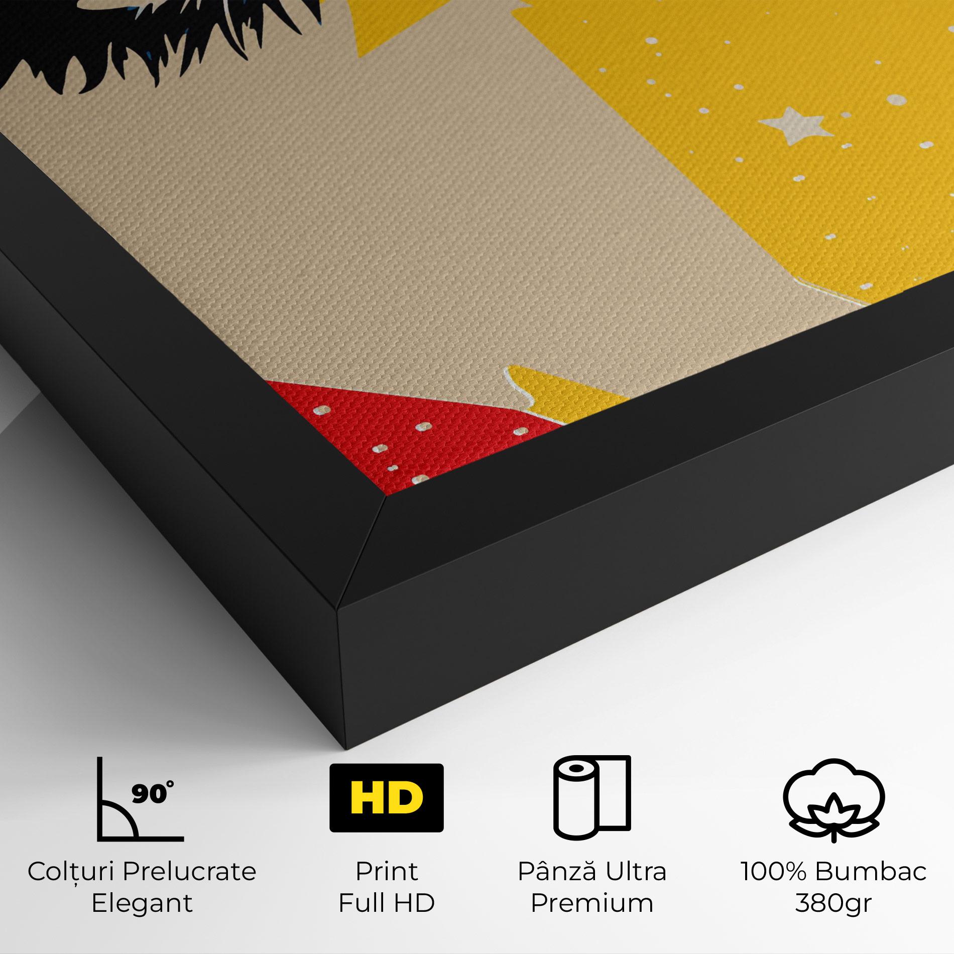 Tablou Canvas Blue Pop Eye mockup 4