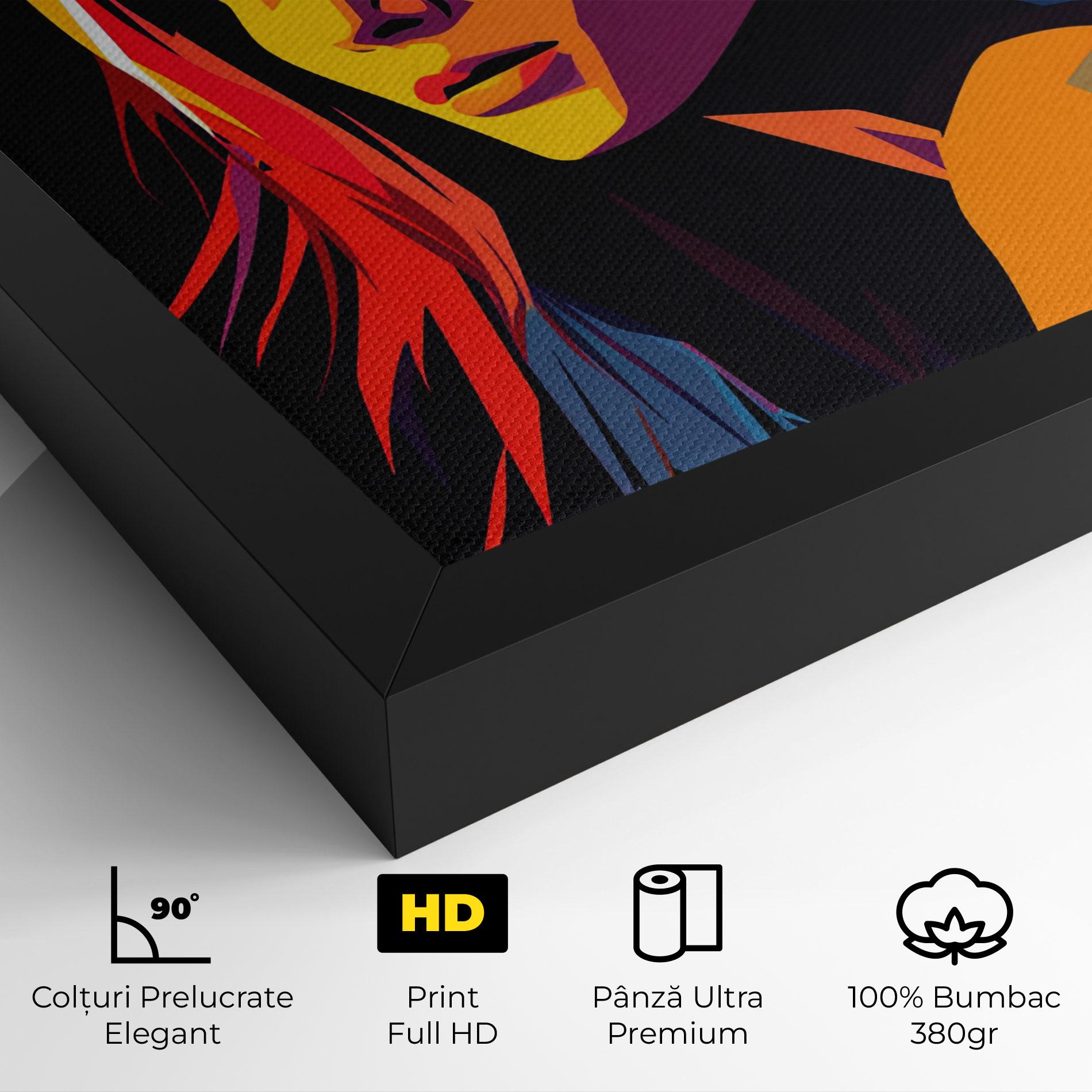 Tablou Canvas Orange Pop Light mockup 4