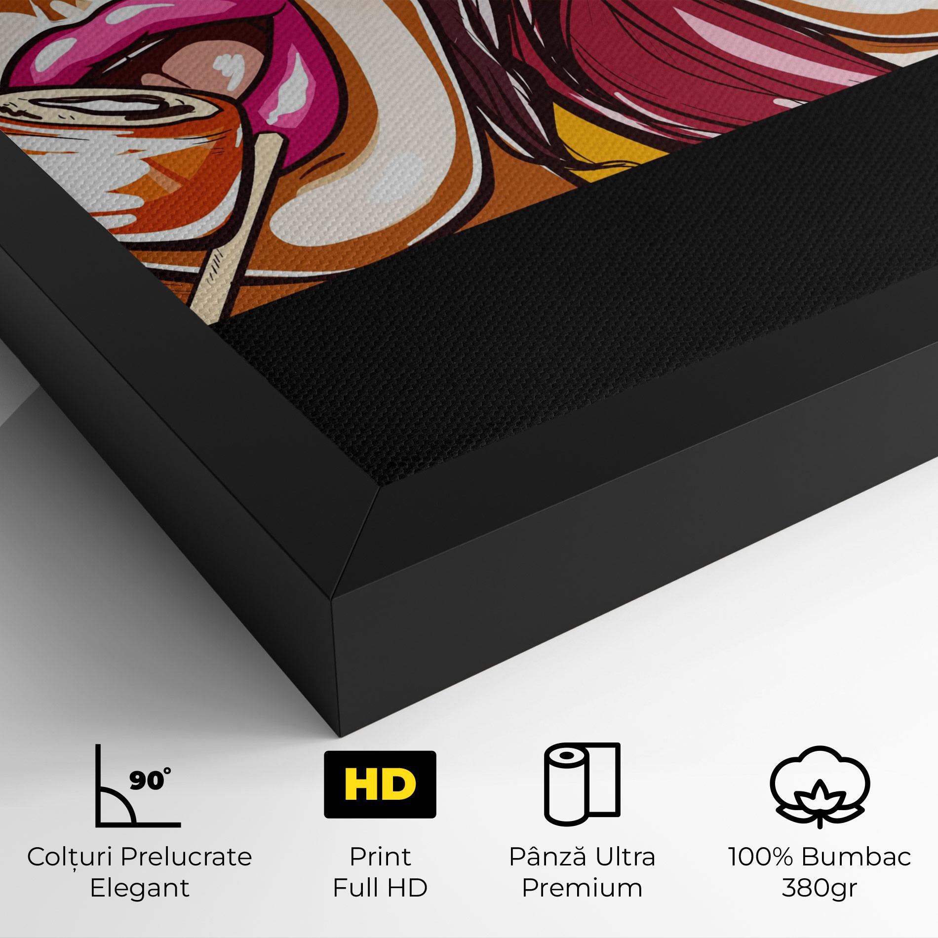 Tablou Canvas Pop Art Sushi mockup 4