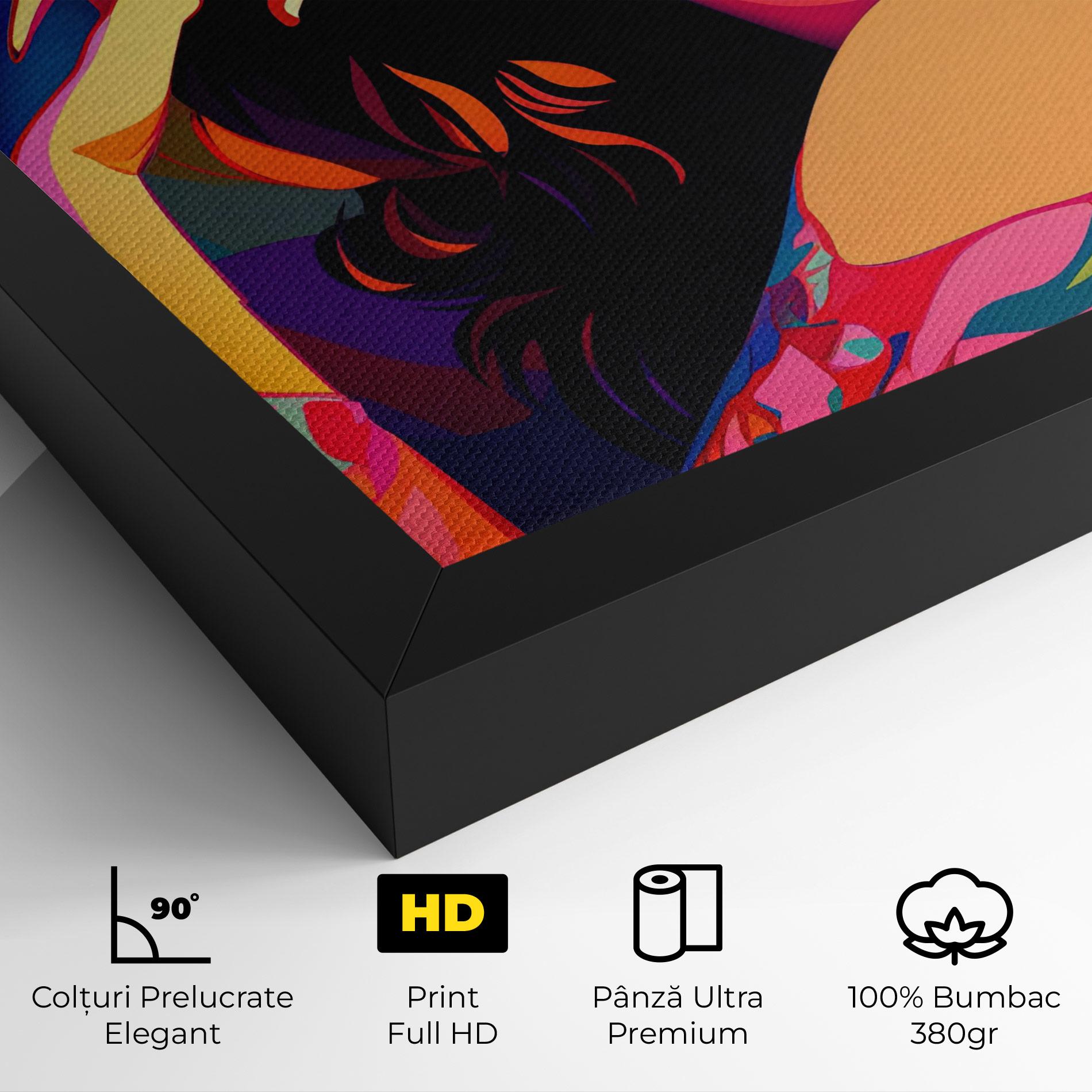 Tablou Canvas Pop Color Mix mockup 4