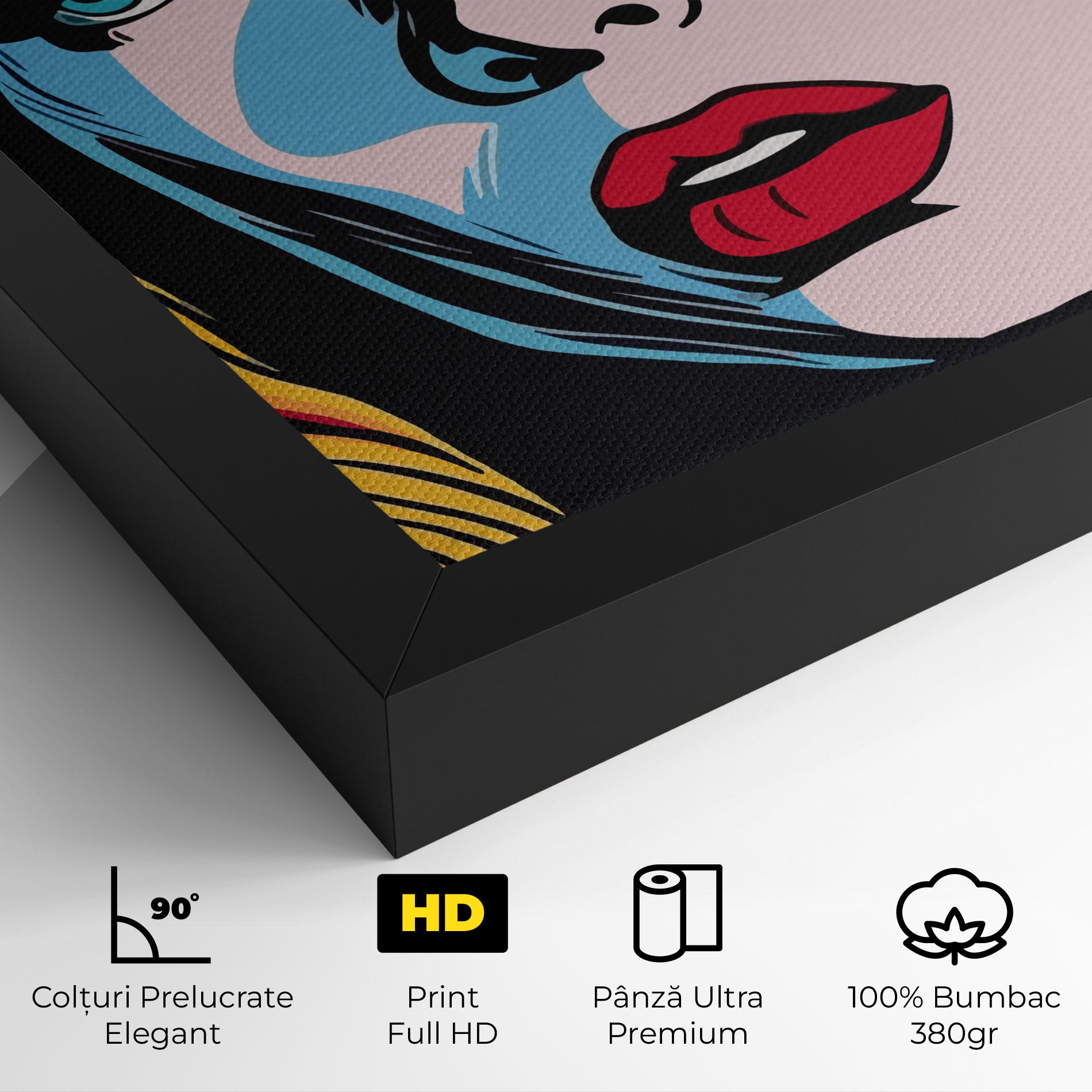 Tablou Canvas Pop Woman Art mockup 4