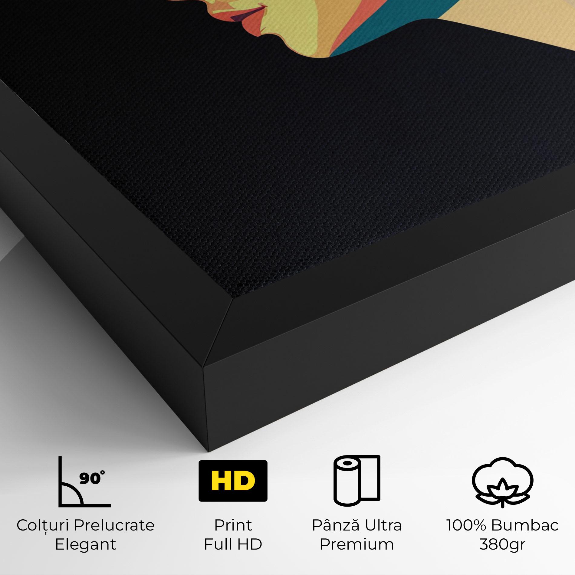 Tablou Canvas Worm Pop Light mockup 4