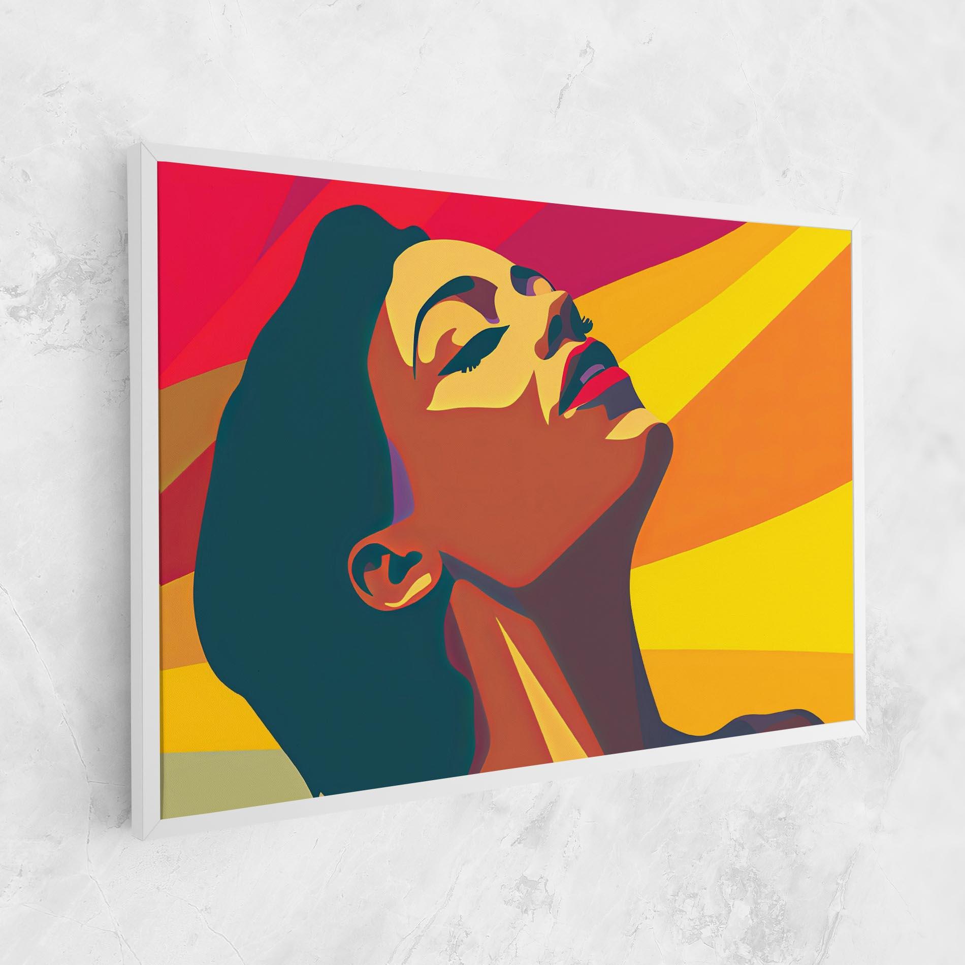 Tablou Canvas Pop Female Color mockup 1