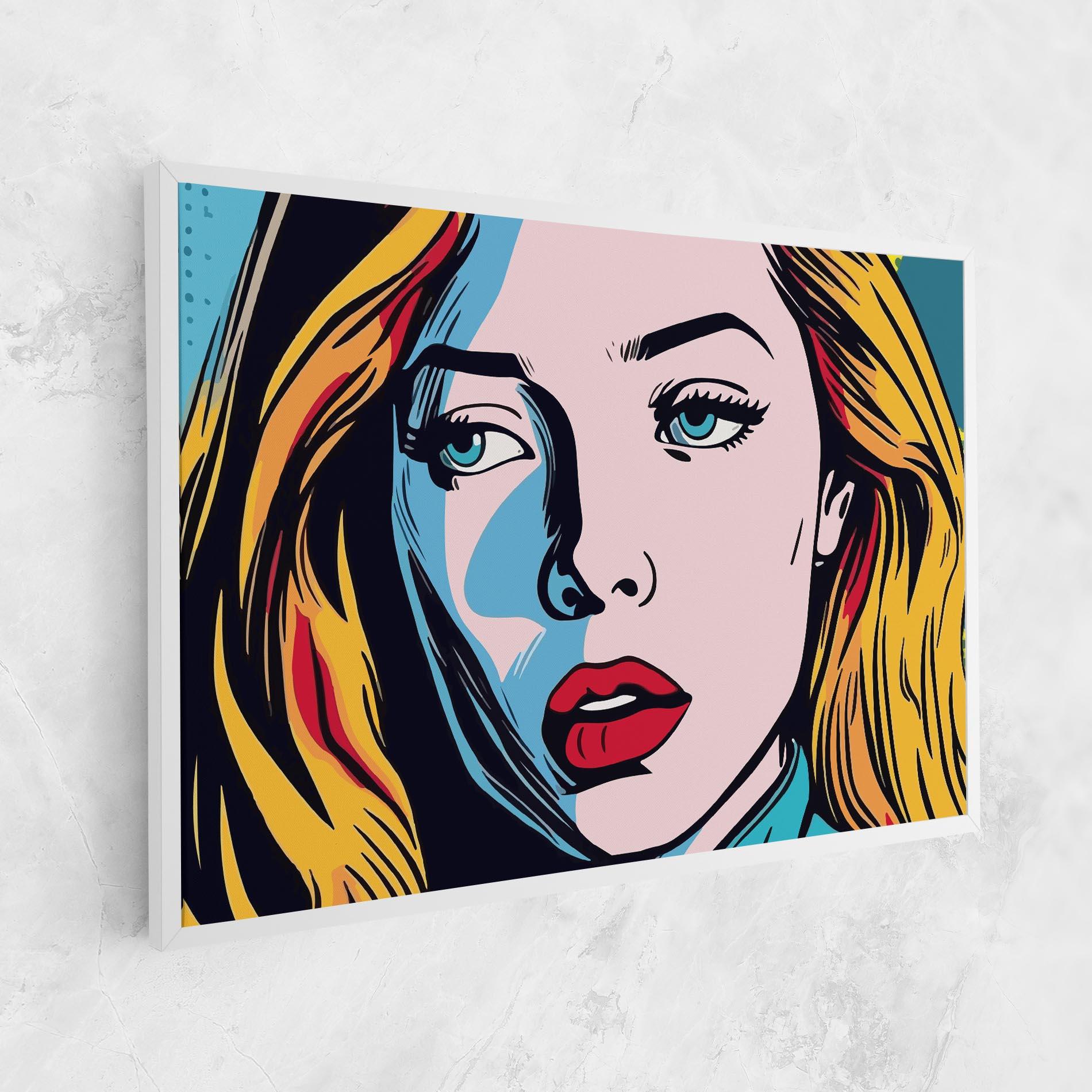Tablou Canvas Pop Woman Art mockup 1