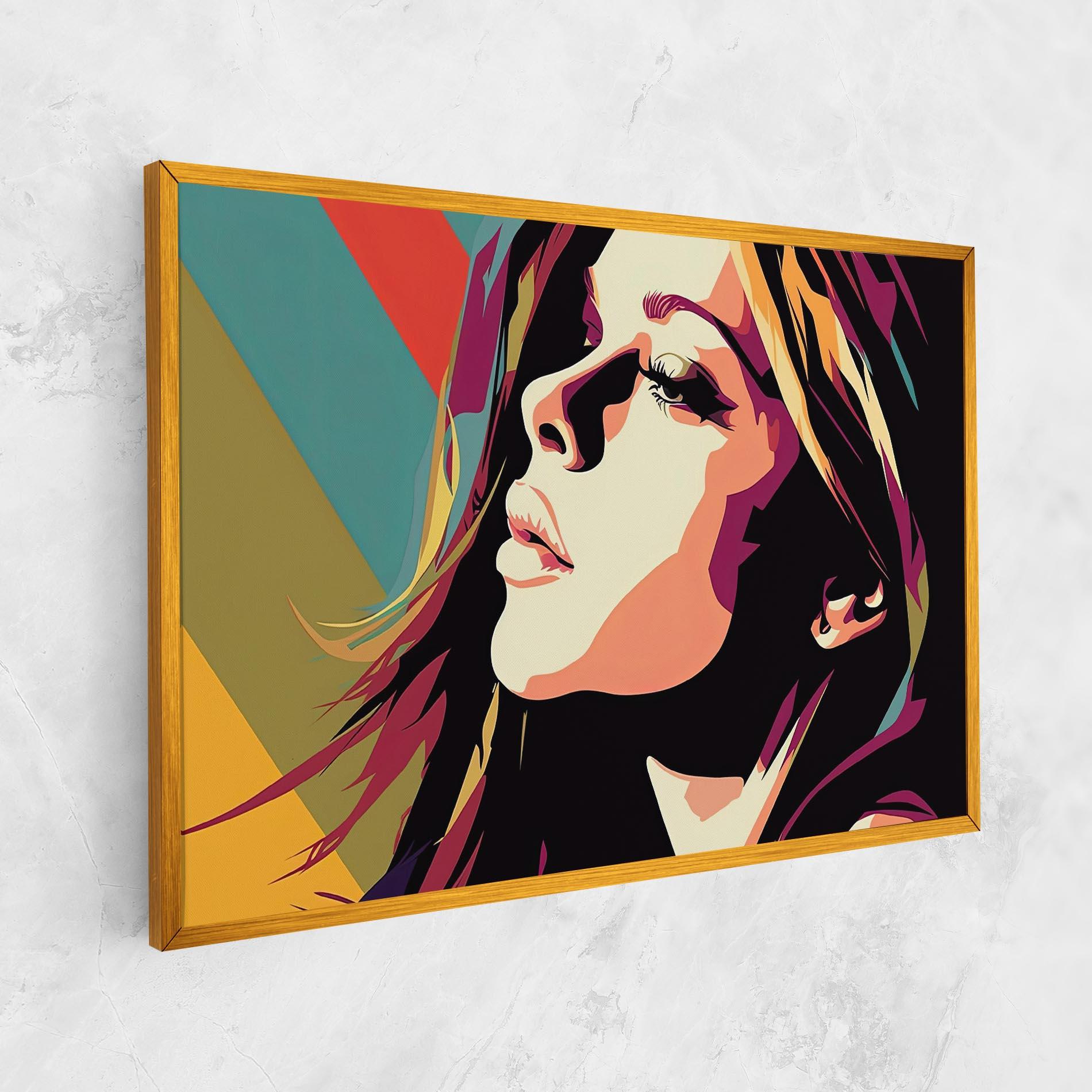 Tablou Canvas Cream Pop Art mockup 1