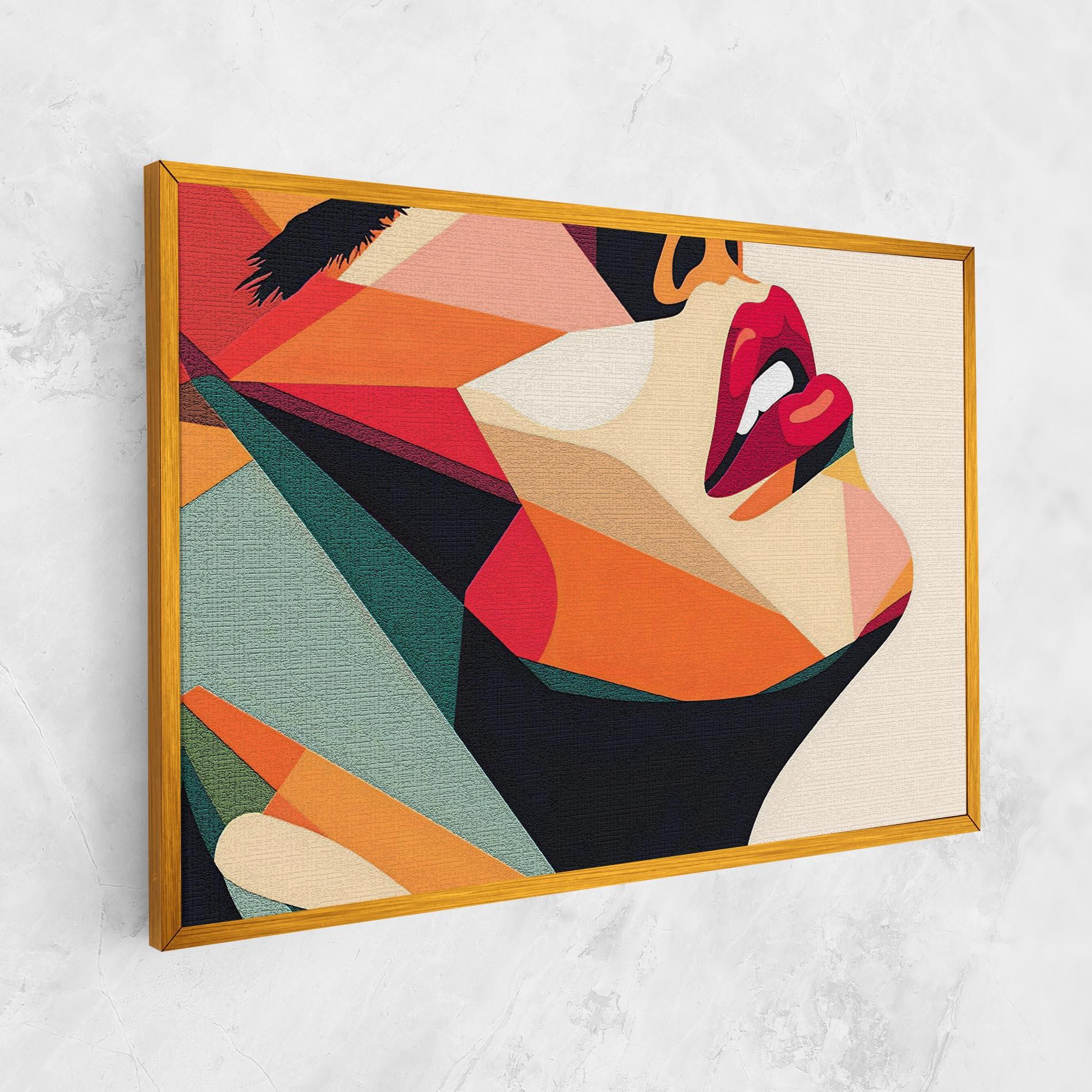 Tablou Canvas Pop Art Lips mockup 1