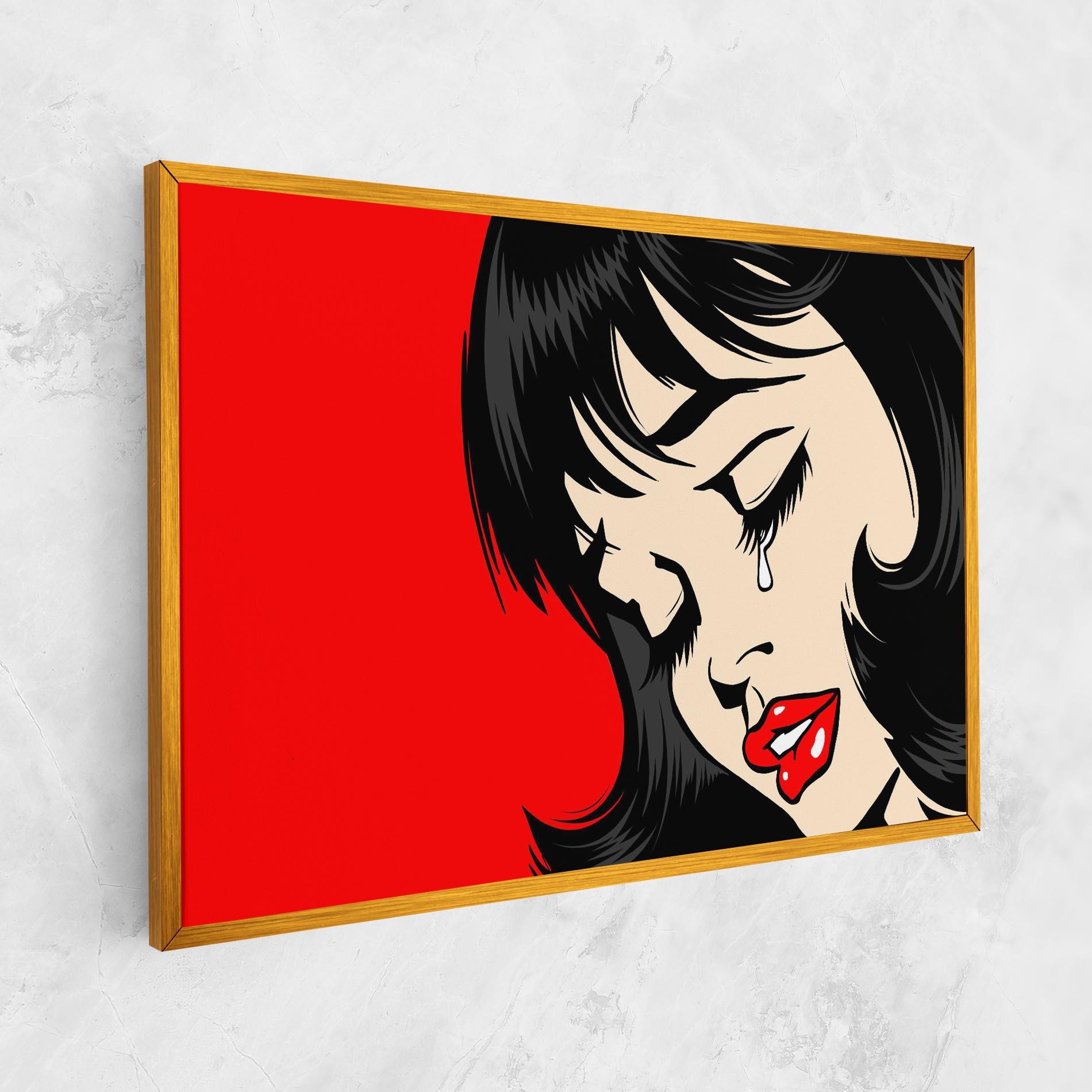 Tablou Canvas Pop Crying mockup 1
