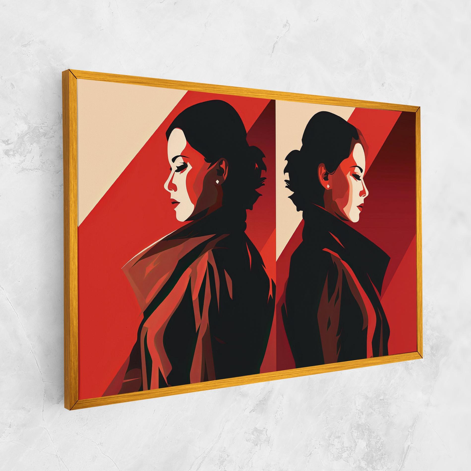 Tablou Canvas Pop Outfit Lady mockup 1