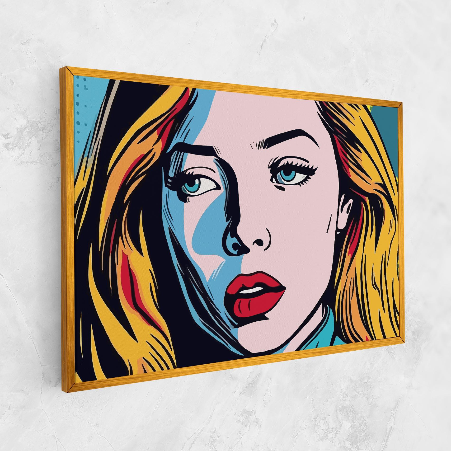 Tablou Canvas Pop Woman Art mockup 1