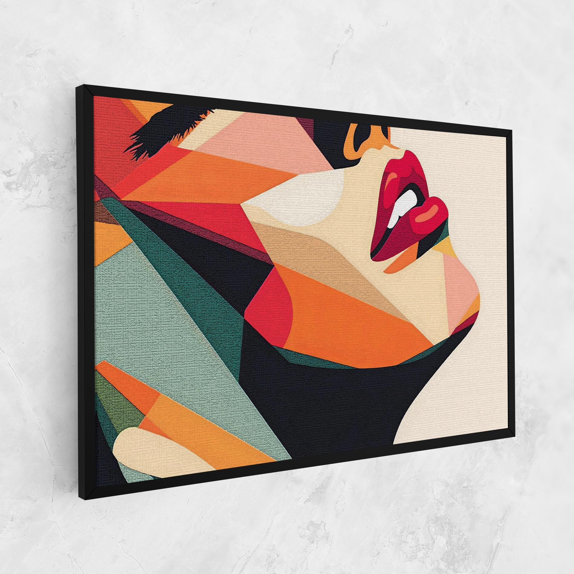 Tablou Canvas Pop Art Lips mockup 1