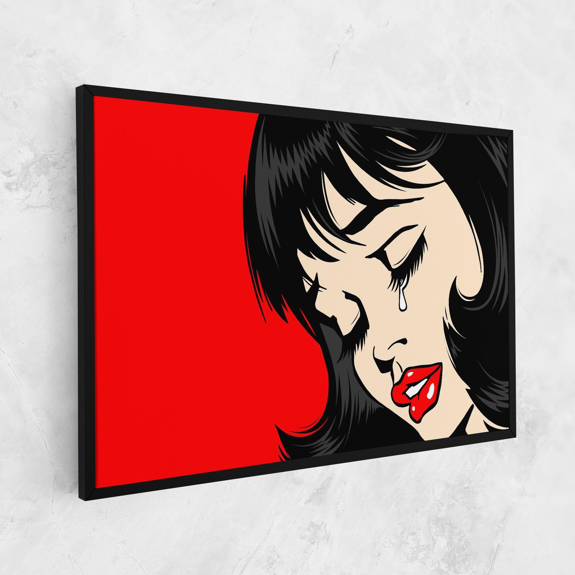Tablou Canvas Pop Crying mockup 1