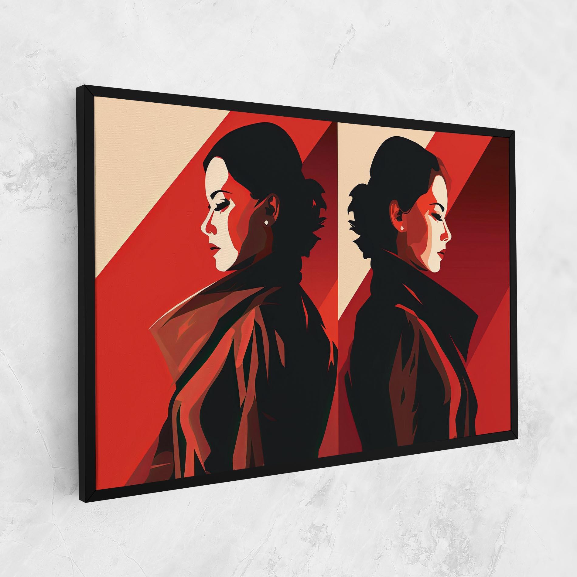 Tablou Canvas Pop Outfit Lady mockup 1