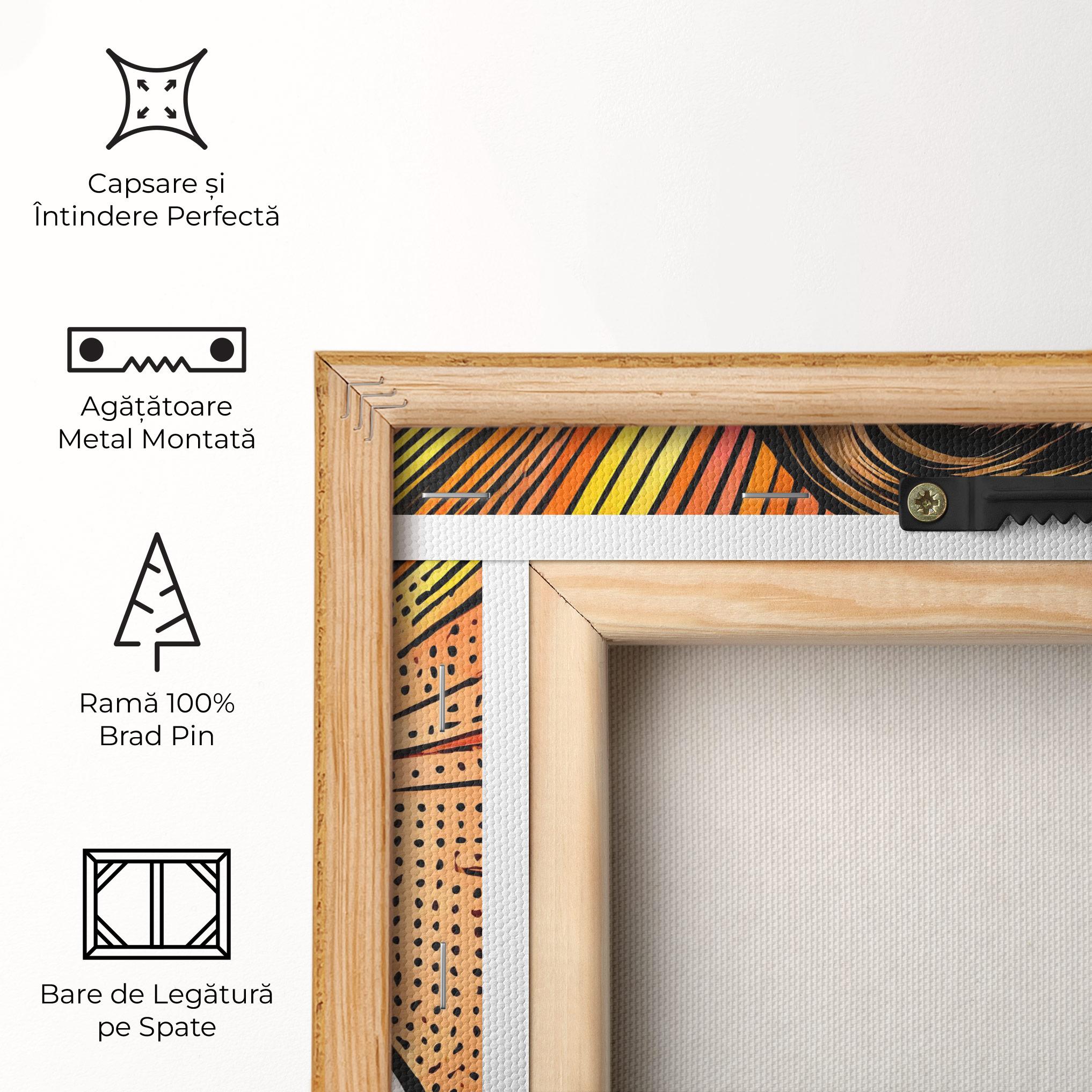 Tablou Canvas Blue Eye Pop Art mockup 5