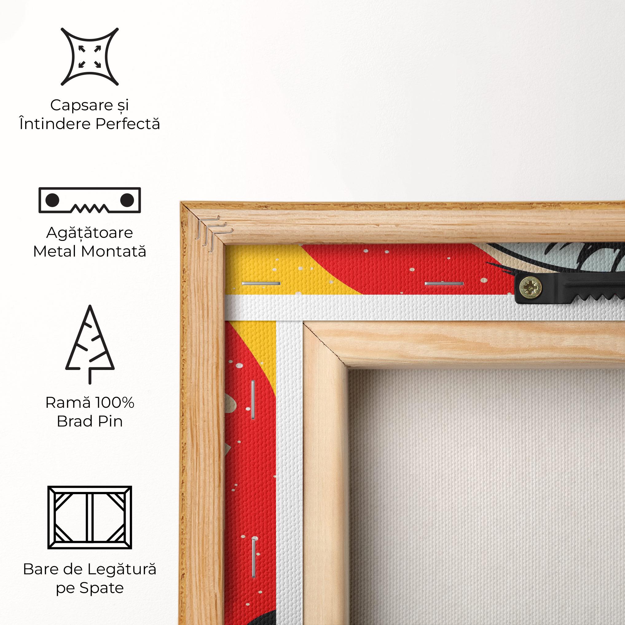 Tablou Canvas Blue Pop Eye mockup 5