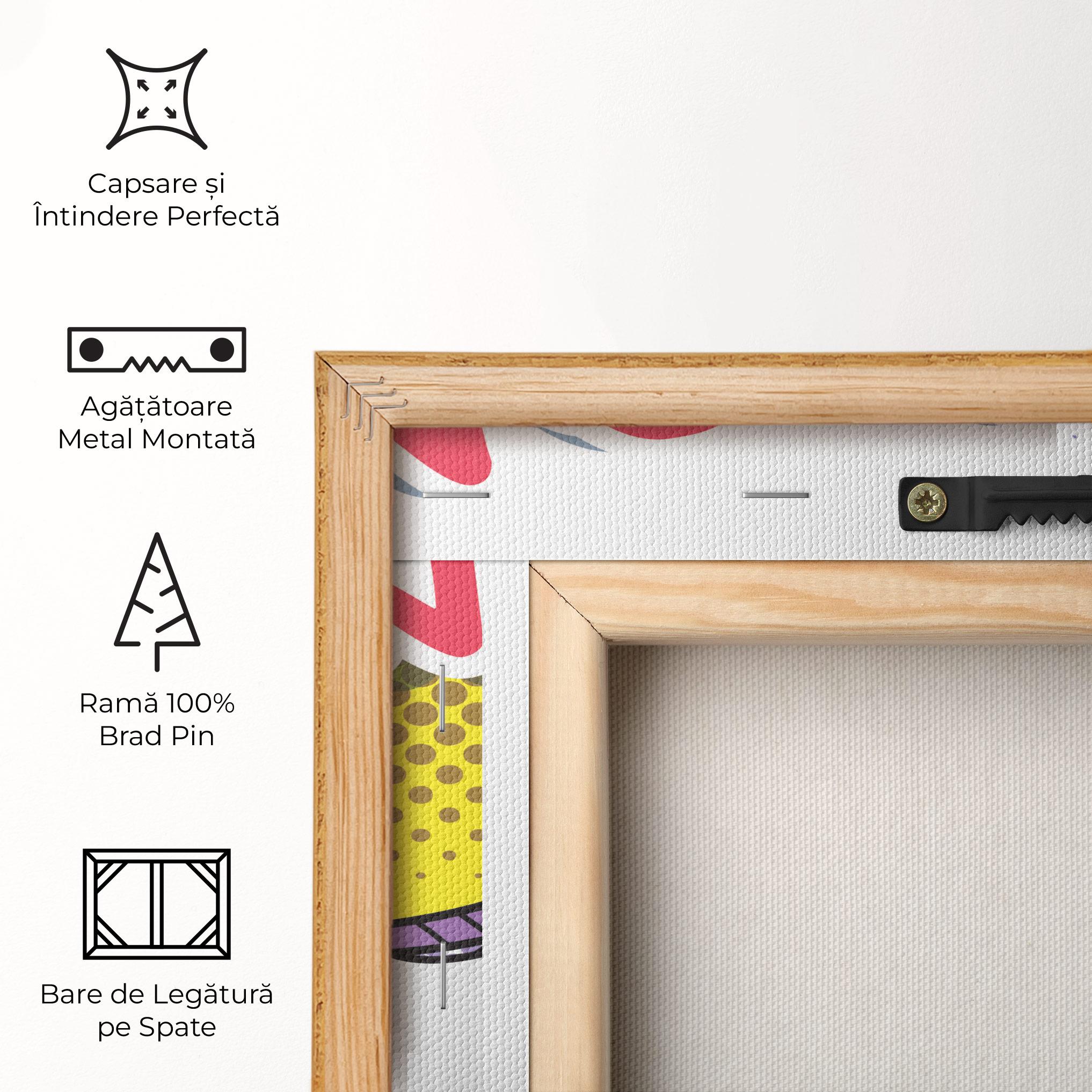 Tablou Canvas Boom Pop Art mockup 5