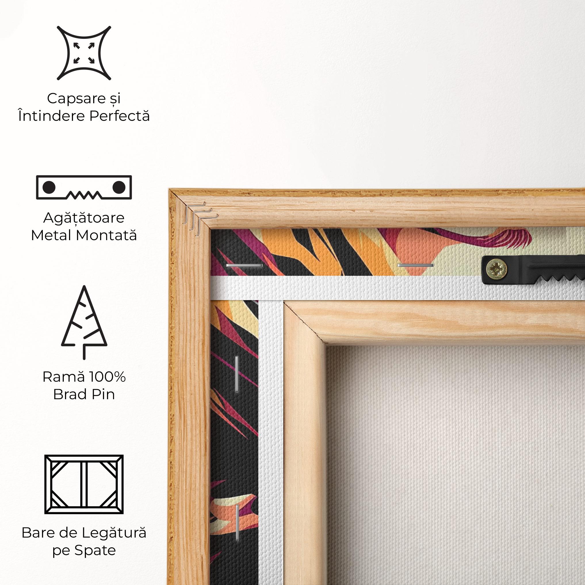 Tablou Canvas Cream Pop Art mockup 5