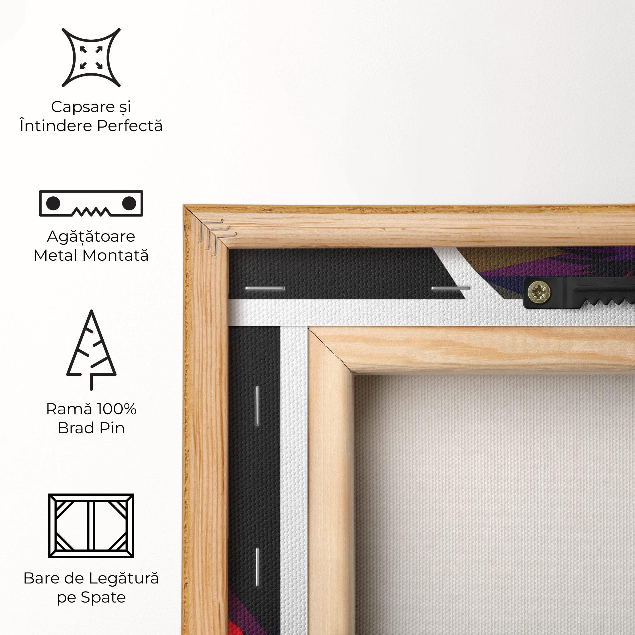 Tablou Canvas Orange Pop Light mockup 5